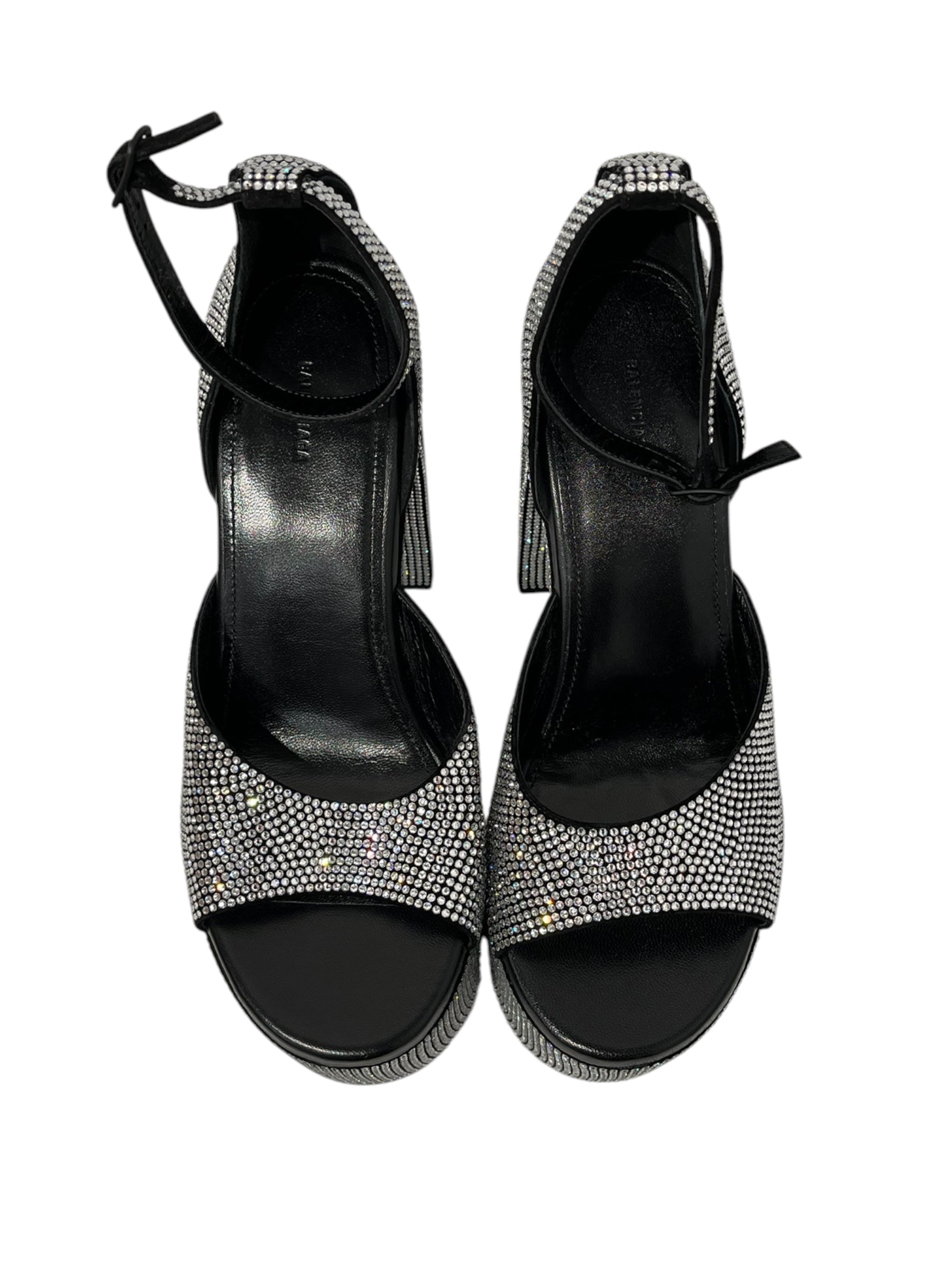 BALENCIAGA/Heels/EU 39/Glitter/Leather/SLV/GLITTER CAMDEN BNWT view 6
