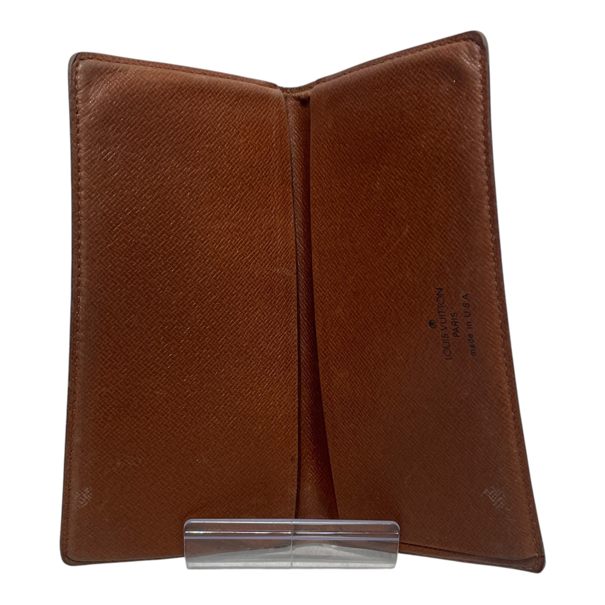 LOUIS VUITTON/Planner Cover/Monogram/Leather/BRW/L's/Ageda Poche view 3