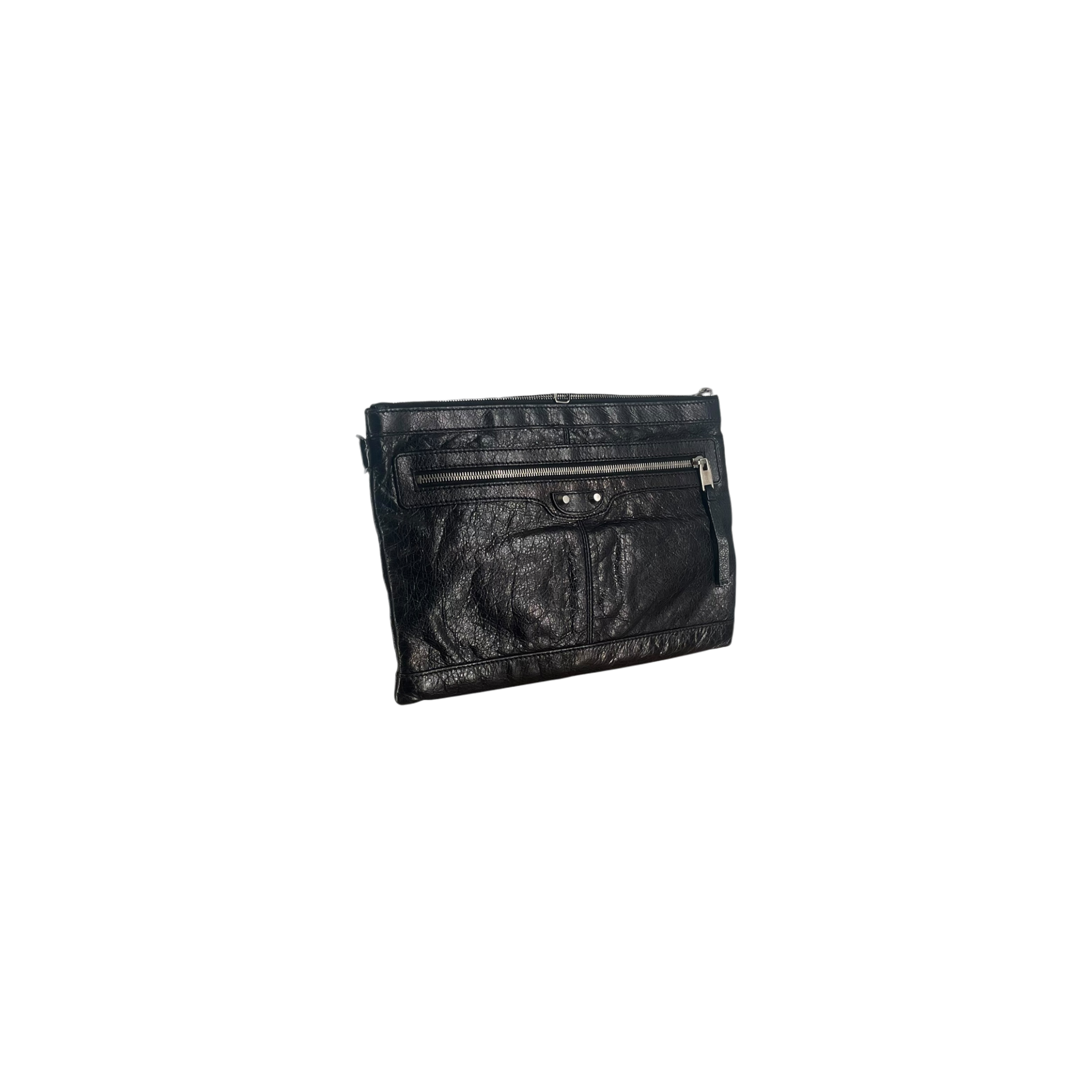 BALENCIAGA/Clutch Bag/Lambskin/BLK/2730221000H538755/CITY CUTCH view 3