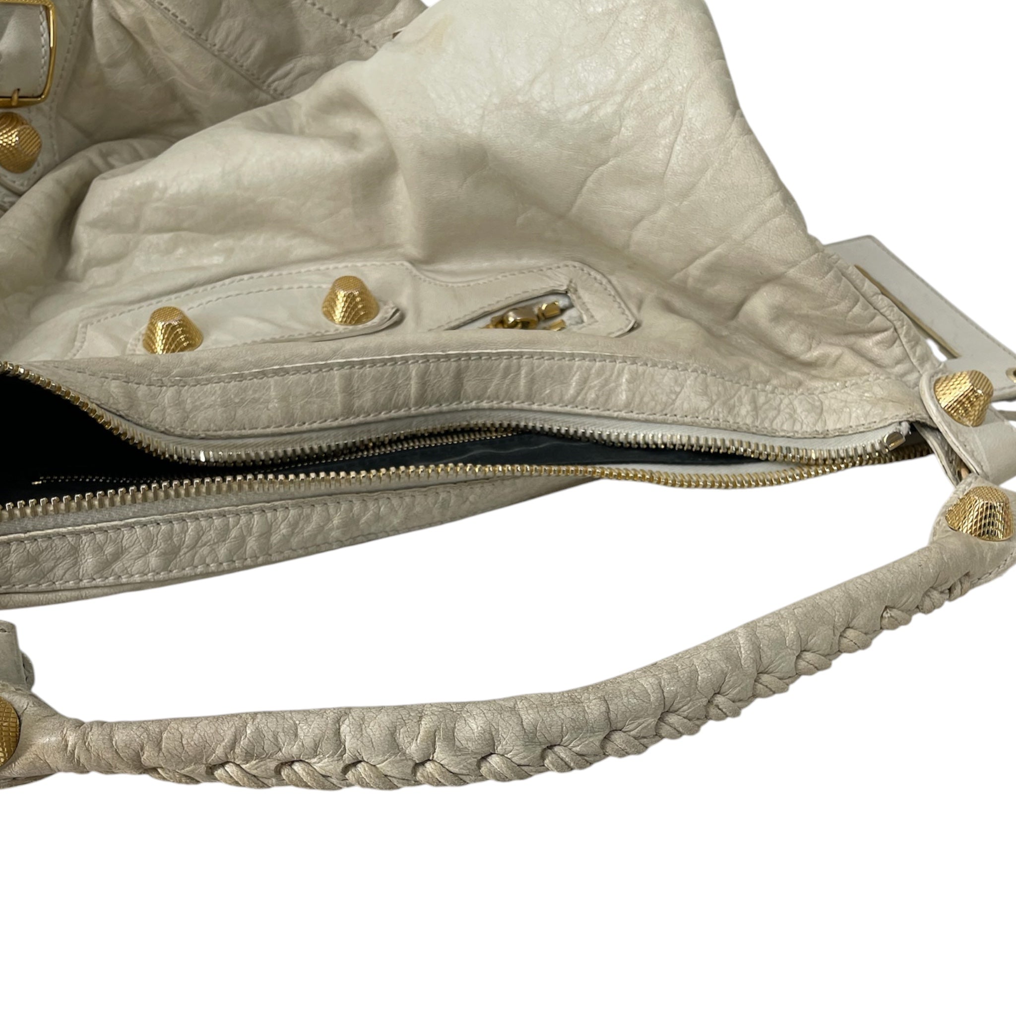 BALENCIAGA/Bag/Leather/WHT/GOLD HARDWEAR/17308.213048 view 9