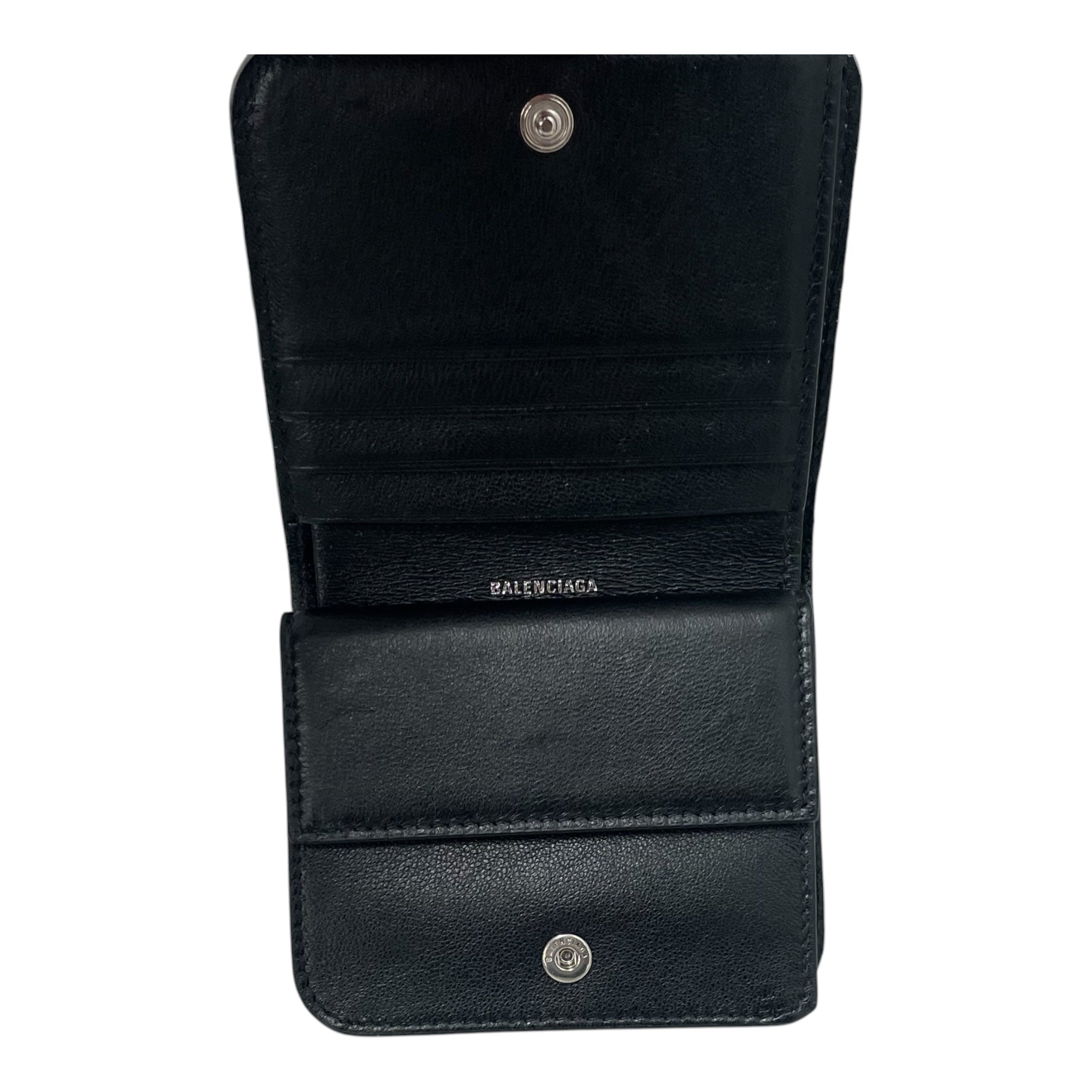 BALENCIAGA/Bifold Wallet/SLV/SILVER BIFOLD view 3