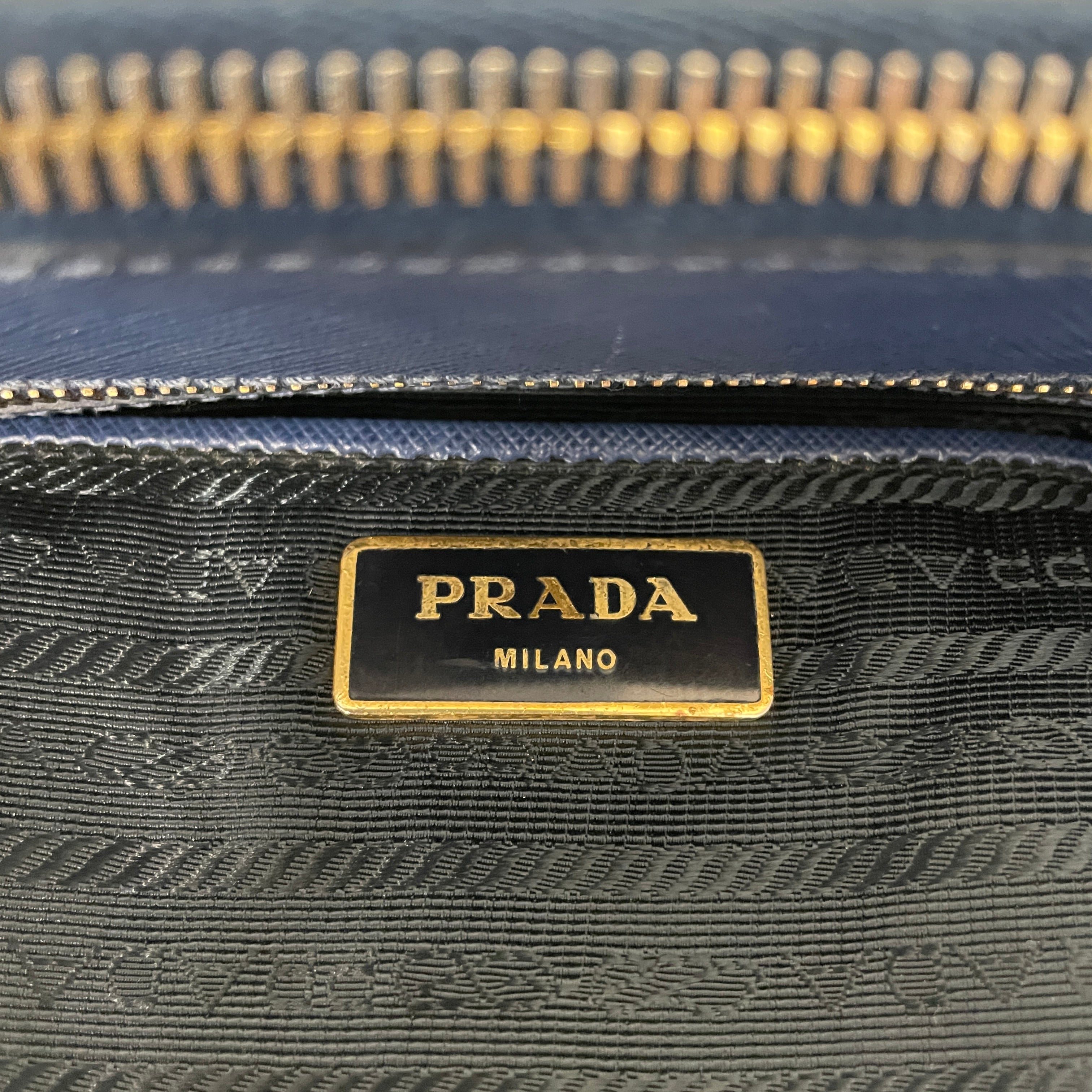 PRADA/Hand Bag/NVY/VRBTH46 view 4