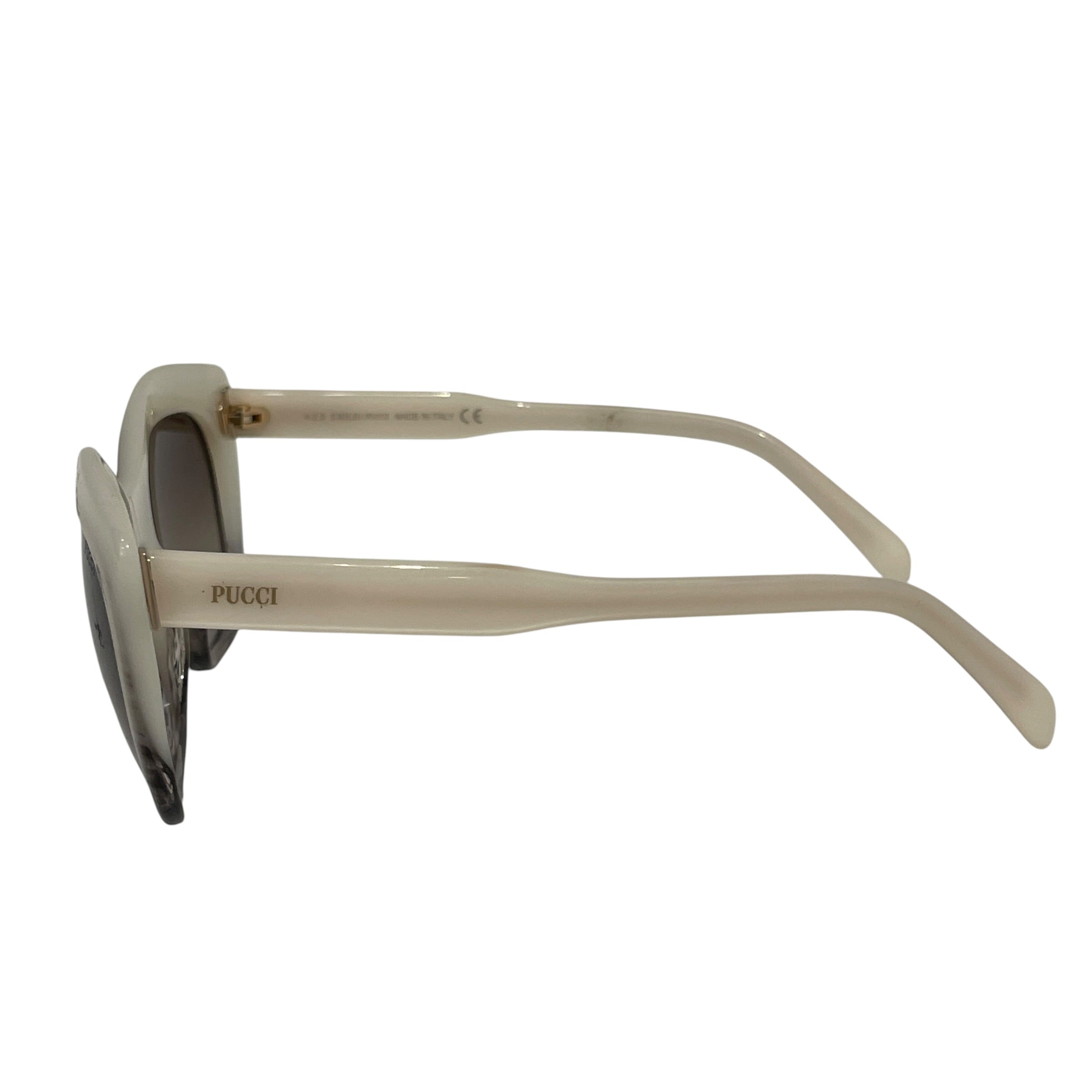 EMILIO PUCCI/Sunglasses/Plastic/CRM/ view 2