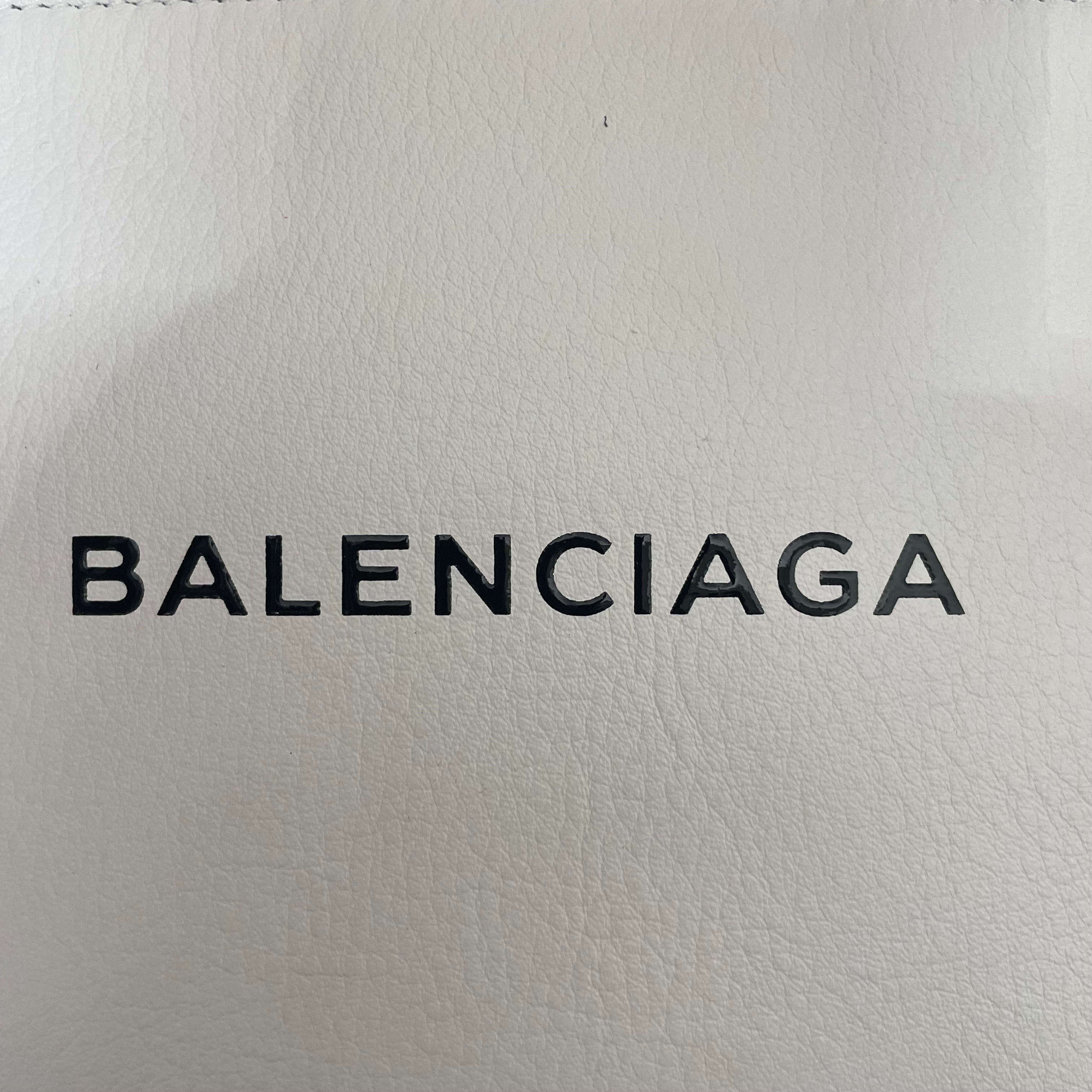 BALENCIAGA/Clutch Bag/Leather/WHT/ view 6