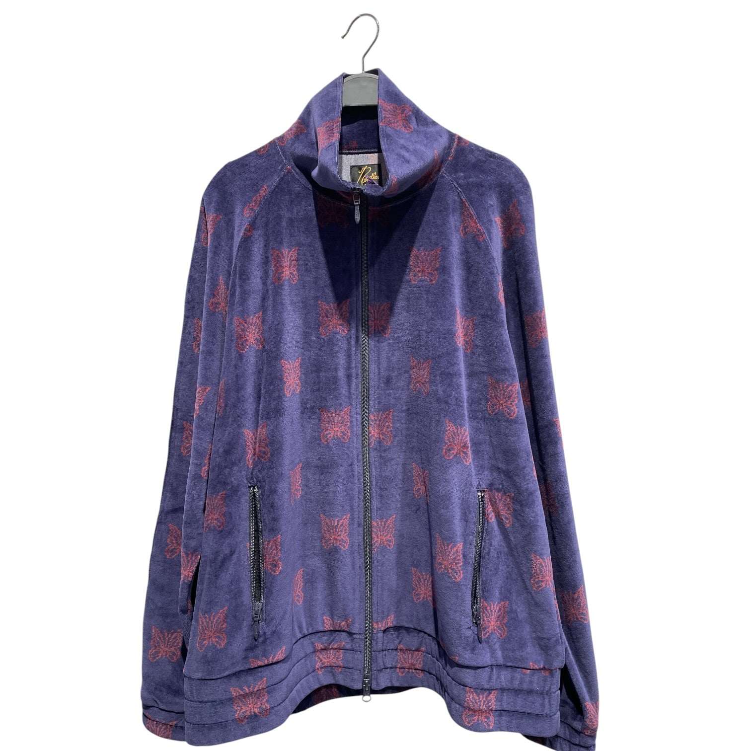 Needles/Jacket/L/Cotton/NVY/Papillon Velour Track Jacket view 1