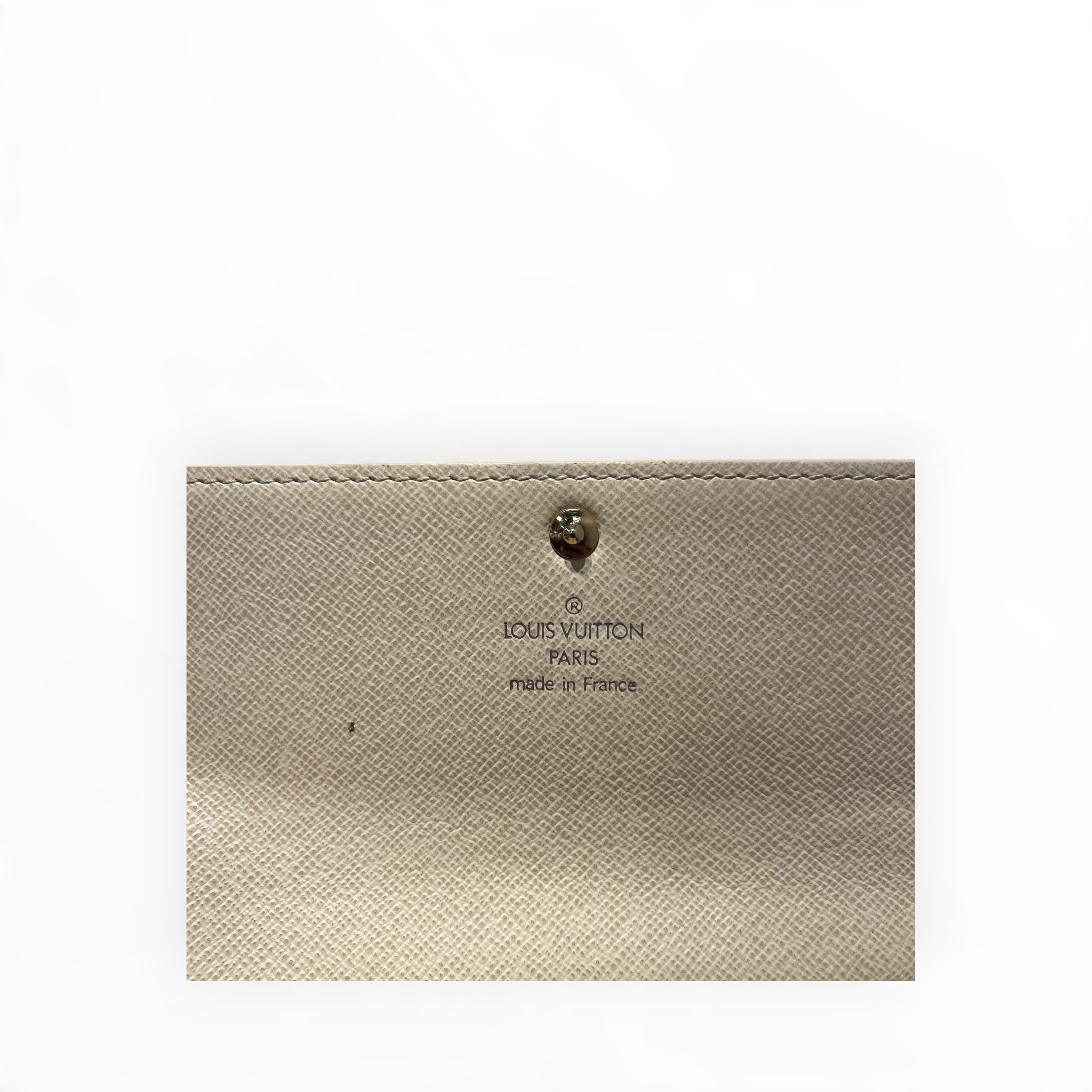 LOUIS VUITTON/Long Wallet/Leather/CRM/L's/DAMIER AZUR SARAH view 4