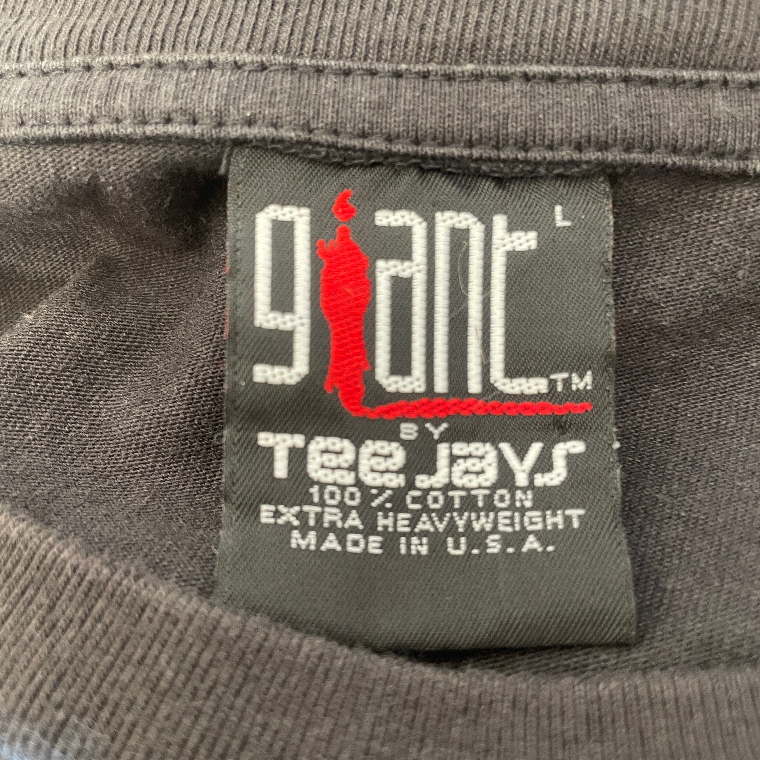 FEAR OF GOD/Vintage/GIANT/T-Shirt/L/Cotton/BLK/Graphic/Believe view 3