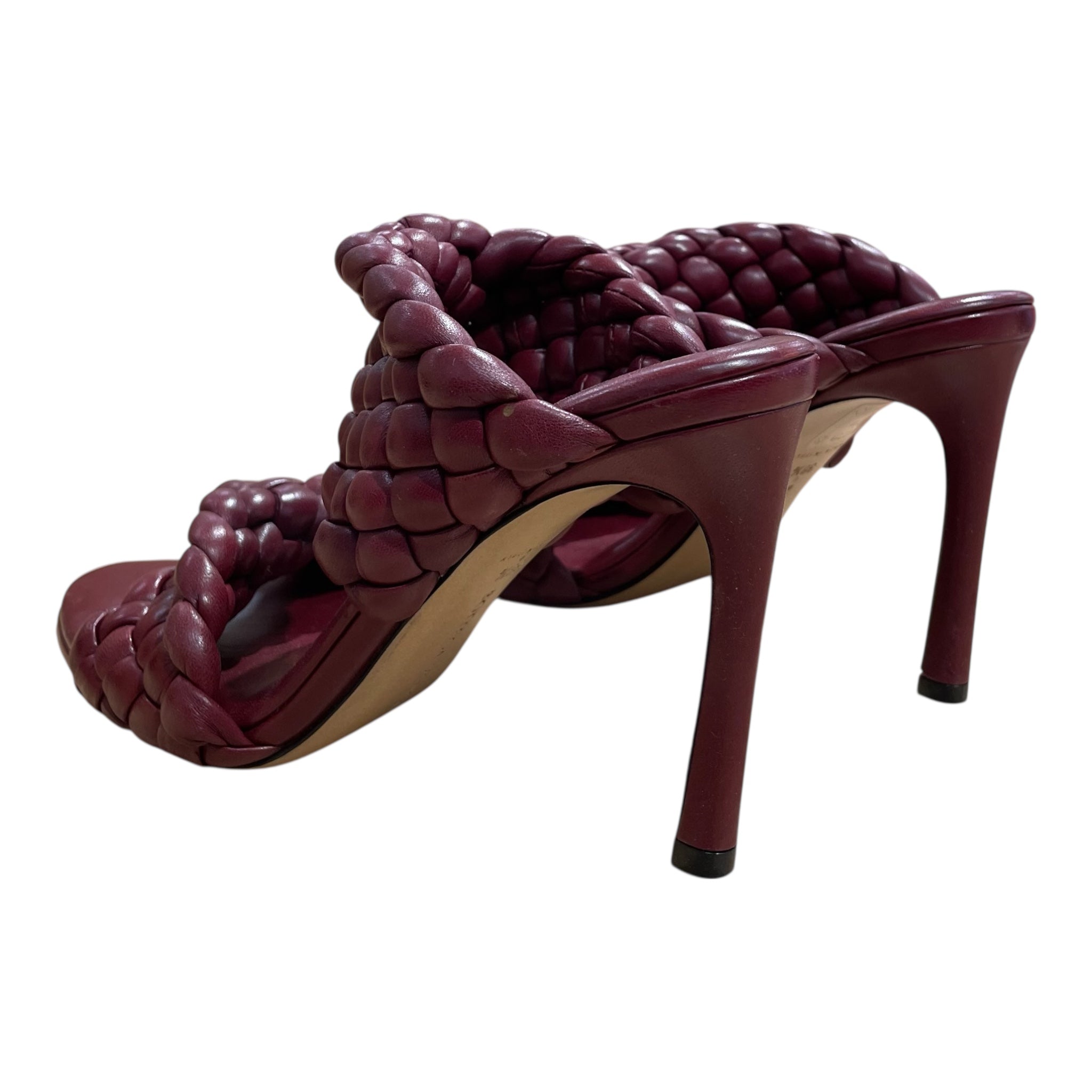 BOTTEGA VENETA/Heels/EU 38.5/Leather/BRD/Basket Twist Weave view 2