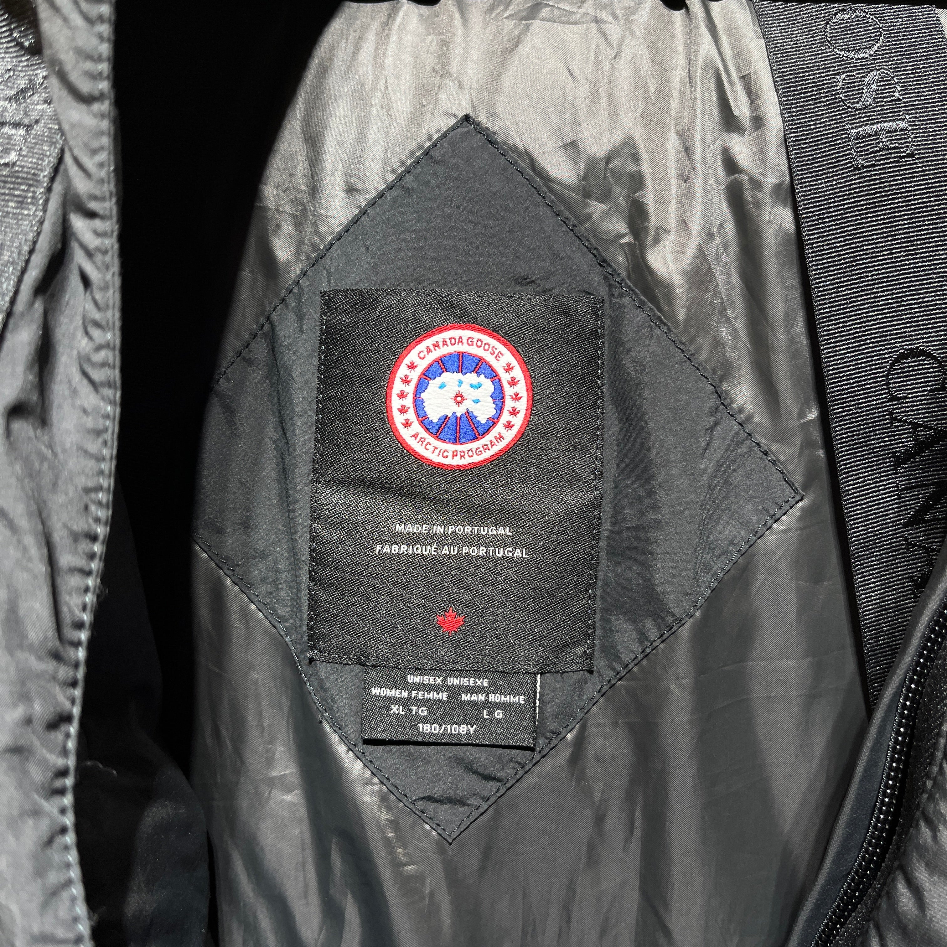 CANADA GOOSE/Jacket/L/BLK/PUFFER DOWNS SILICONE PATCH view 3