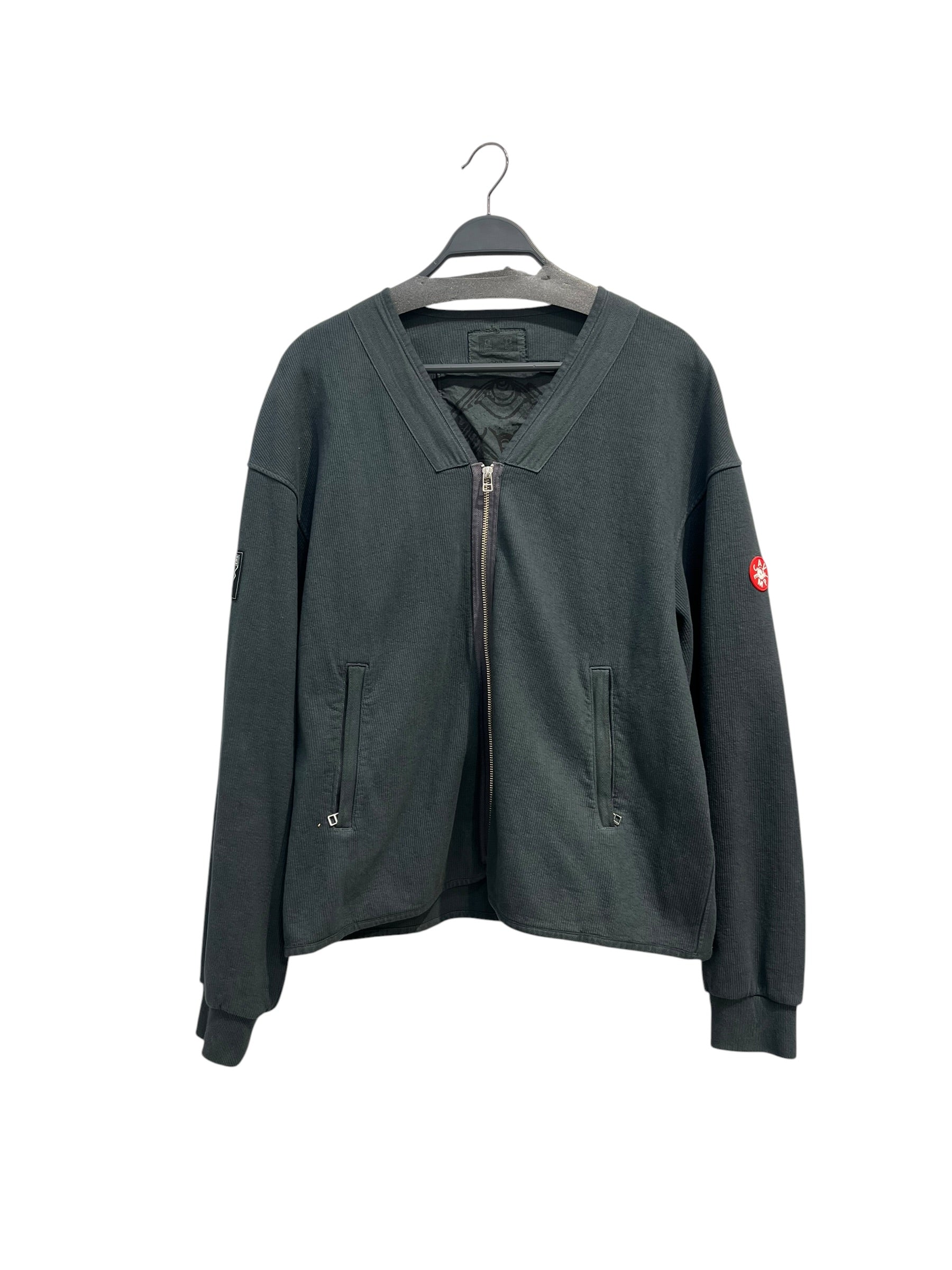 C.E(CAV EMPT)/Jacket/L/GRY/ZIPPER KIMONO STYLE JKT view 1