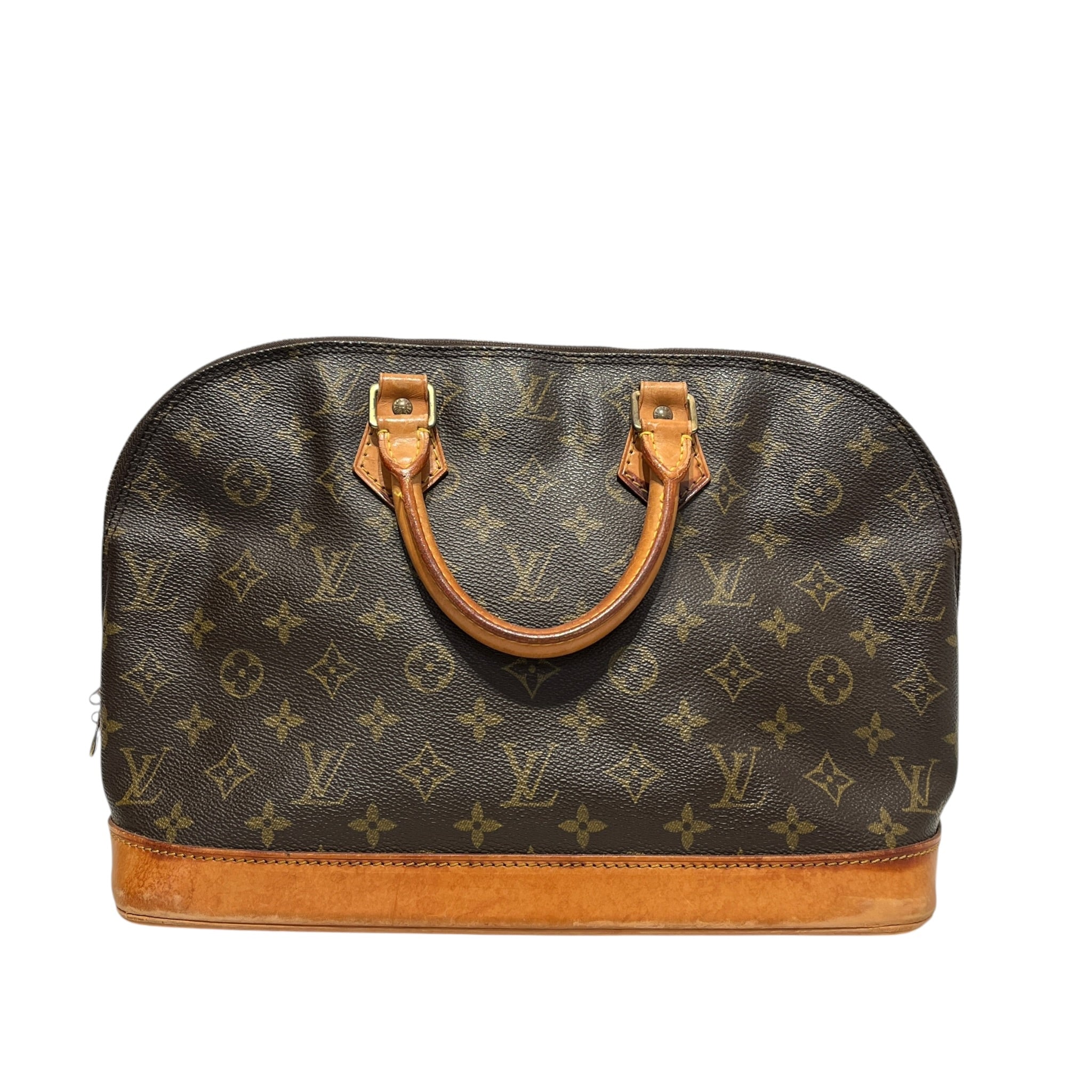 LOUIS VUITTON/Hand Bag/Leather/BRW/alma view 1