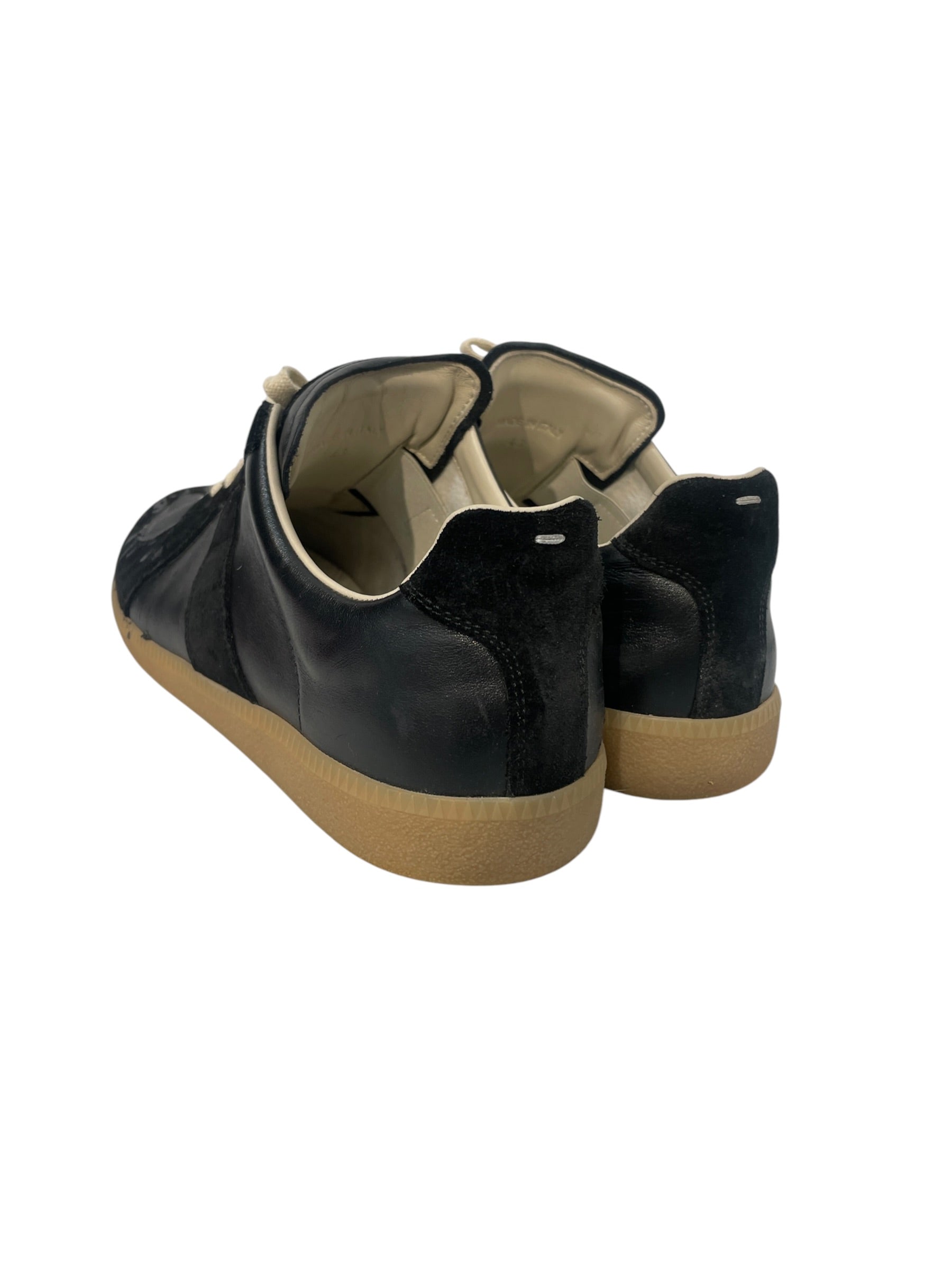 Maison Margiela/Low-Sneakers/EU 43/Suede/BLK/ view 2
