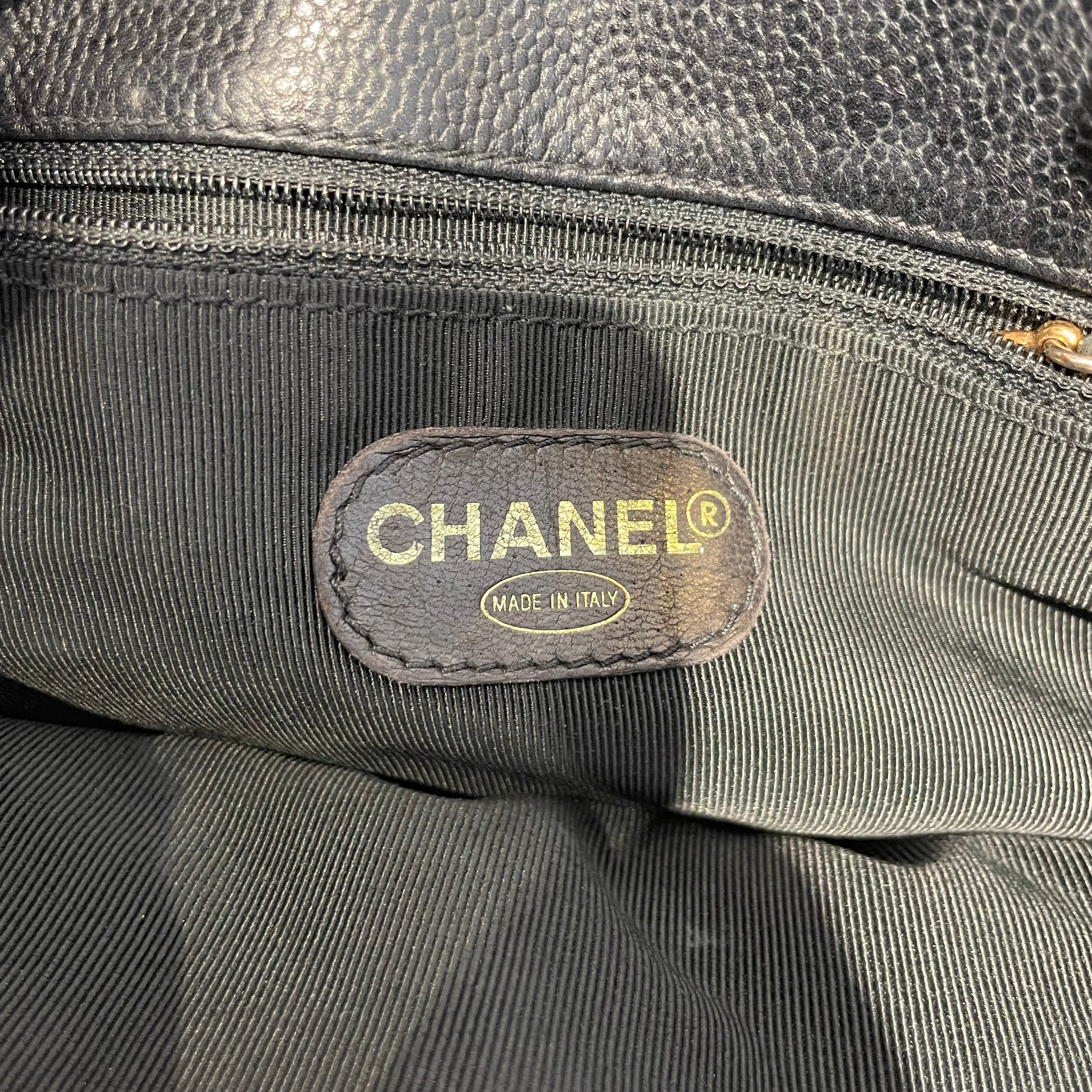 CHANEL/Tote Bag/Leather/BLK/Chanel Vintage Tote bag view 7
