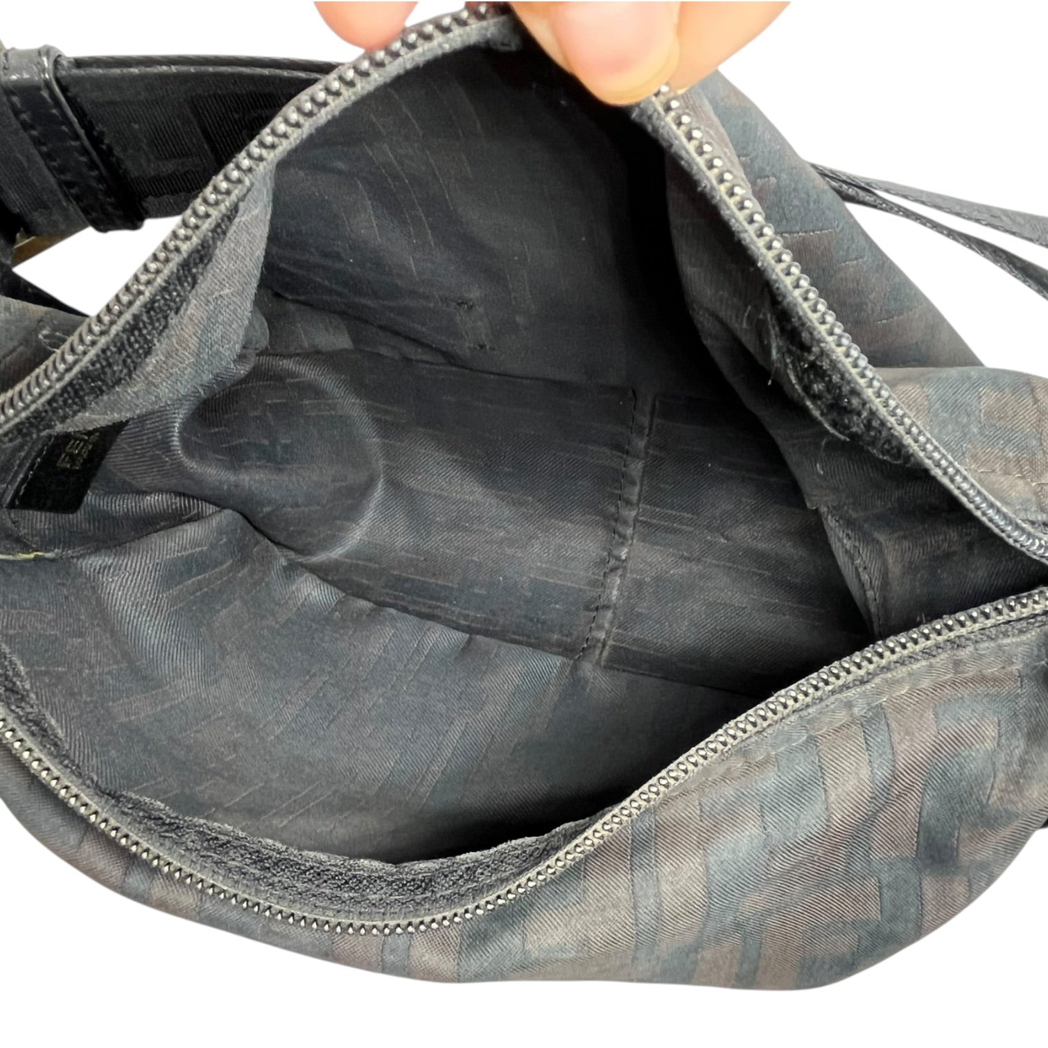 FENDI/Bag/Monogram/Nylon/BRW/MESSENGER BAG view 5
