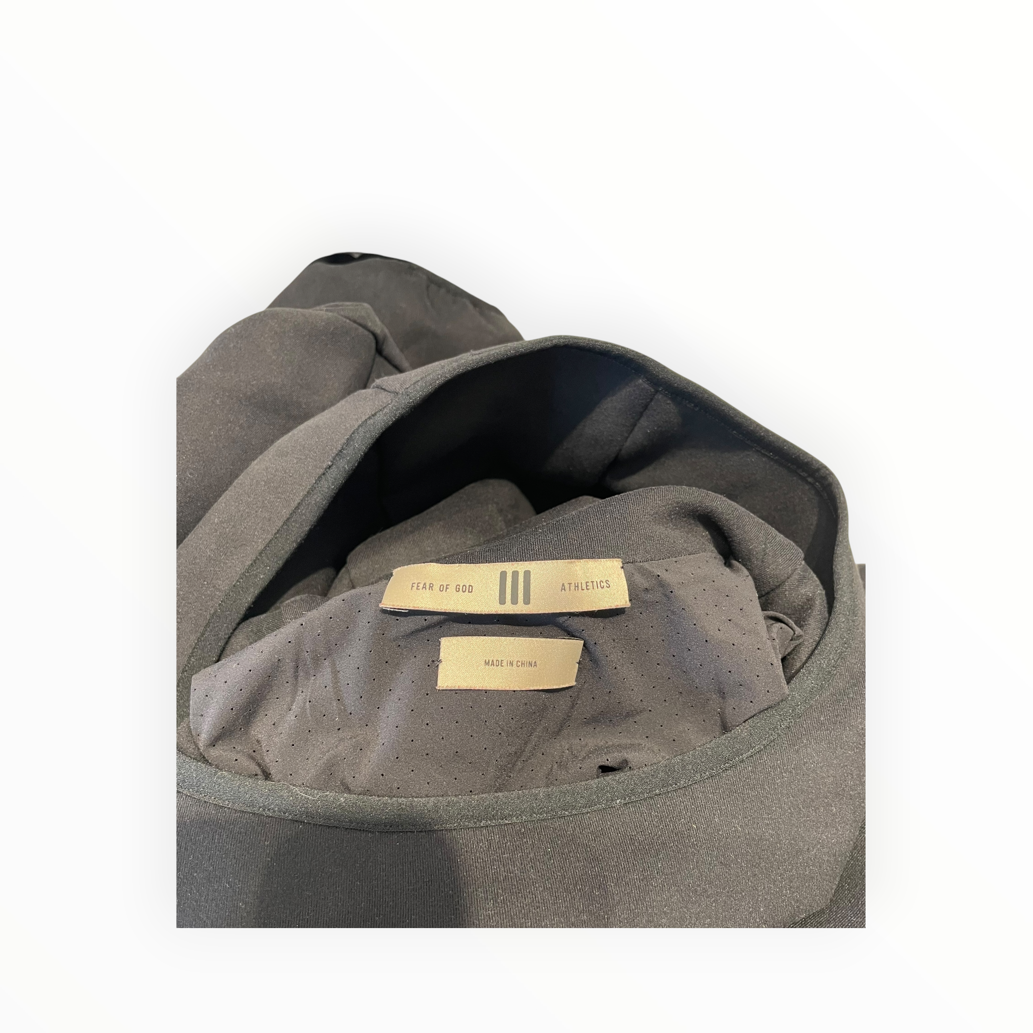 adidas/FEAR OF GOD/Hoodie/M/Suede/BLK/ATHLETICS FLEECE HOODIE view 3