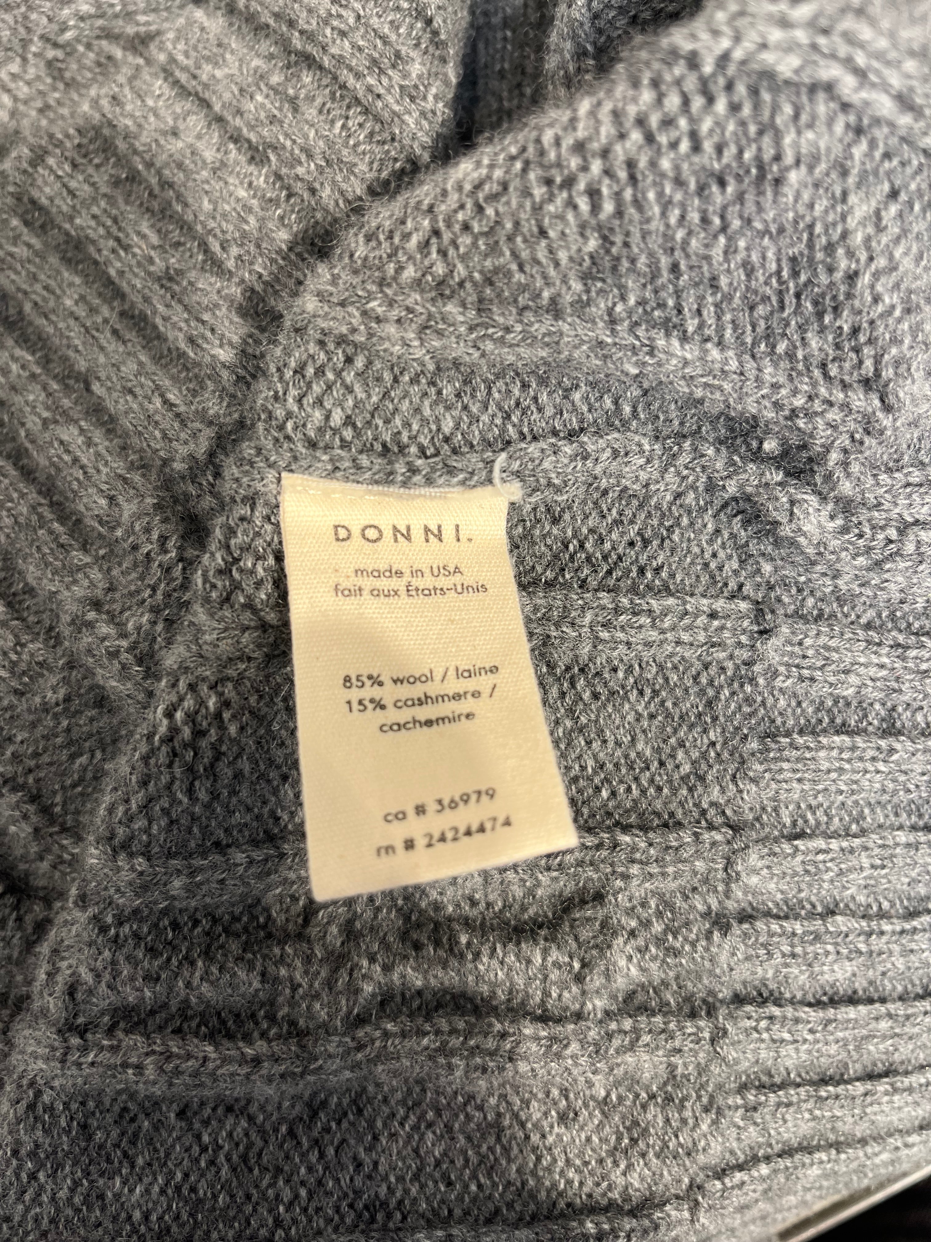 DONNI/Sweater/S/Wool/GRY/CASHMERE BLEND view 4