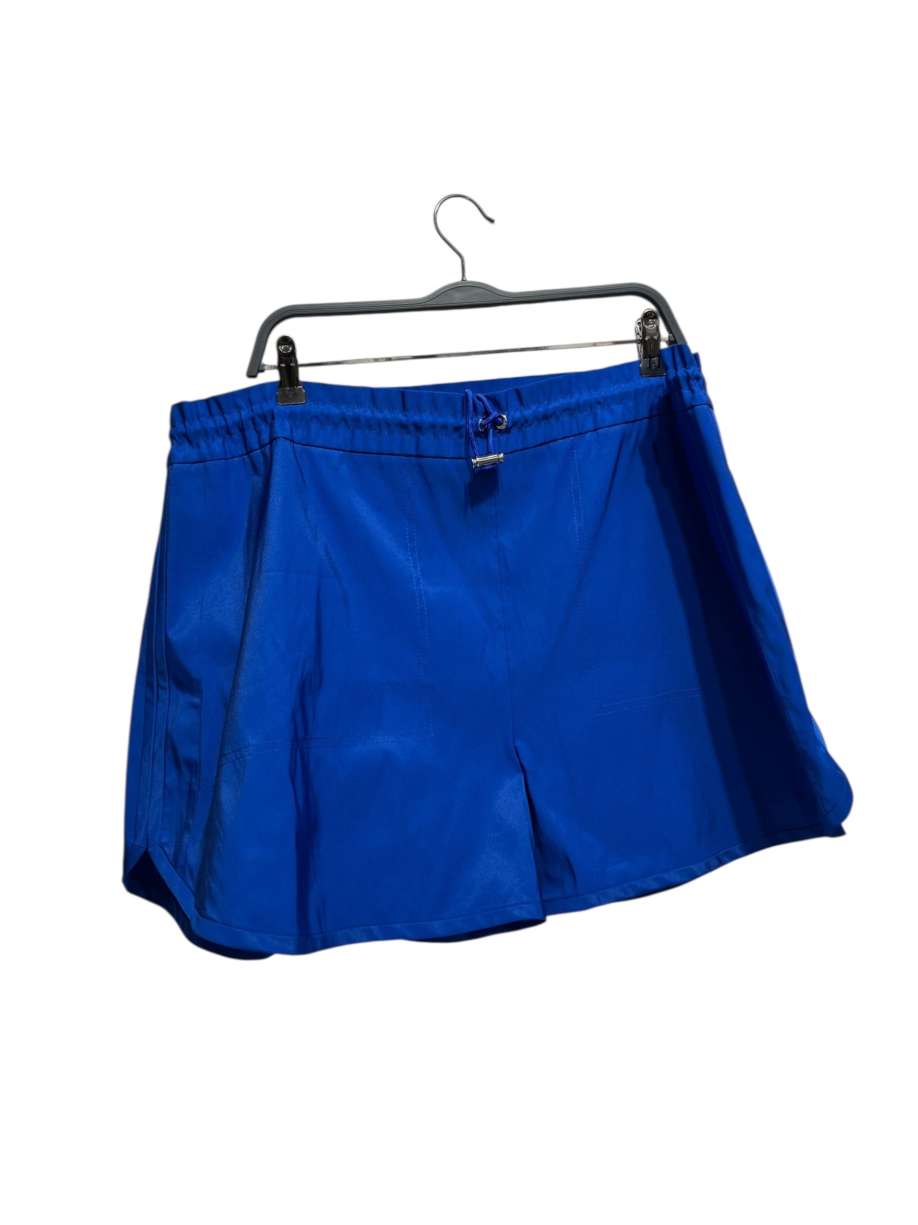 Alexander McQueen/Shorts/46/Polyester/BLU/WIDE LEG view 1