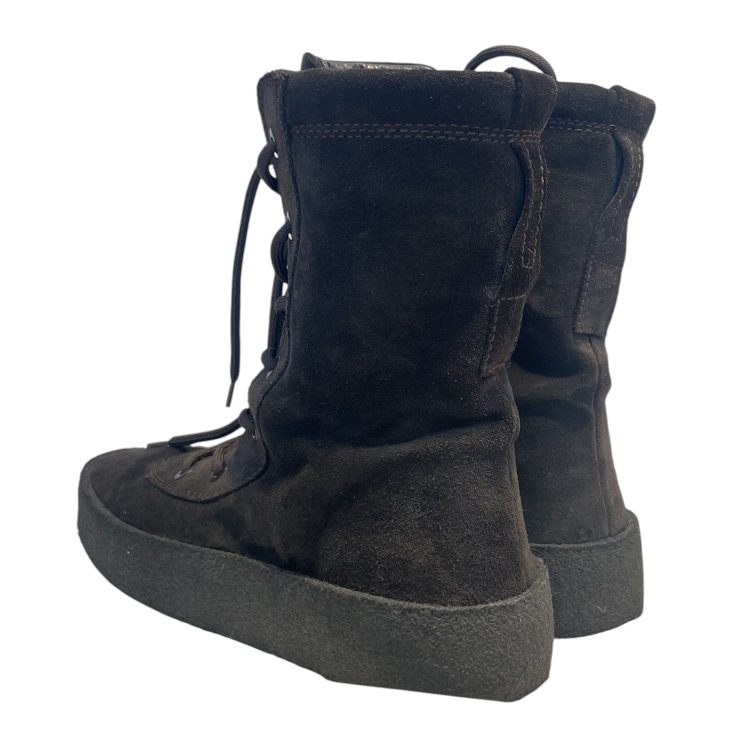YEEZY/Boots/EU 42/Leather/BRW/SZN 4,WORN, BLACK SOLE view 2