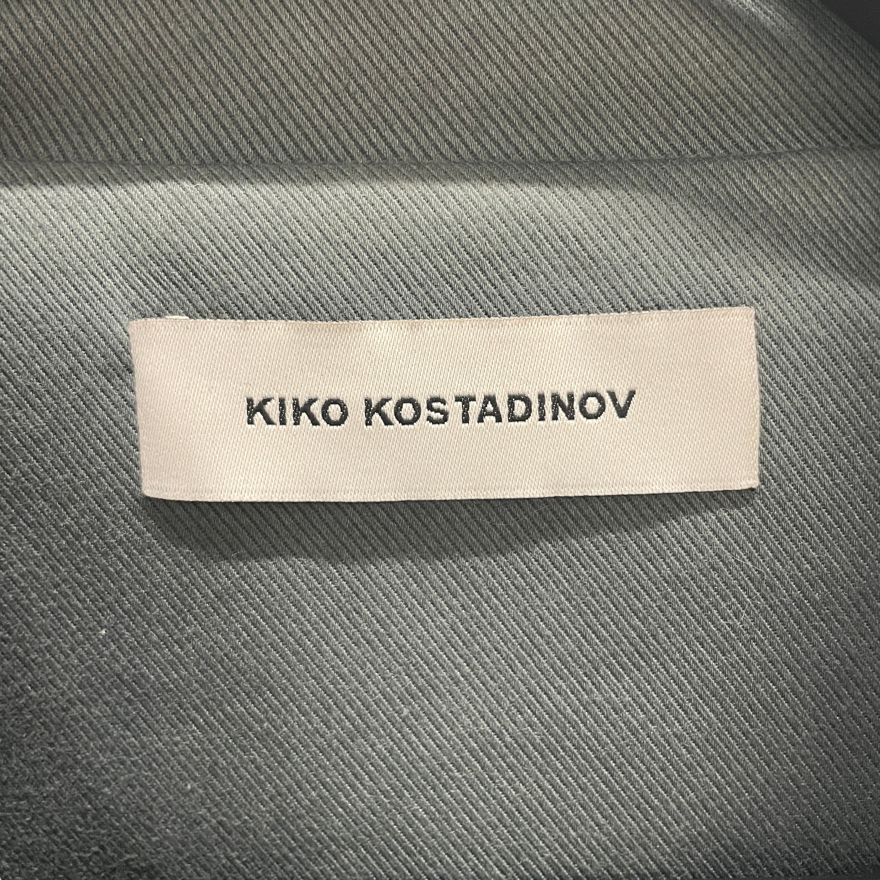 Kiko Kostadinov/Blouson/52/Cotton/GRN/BLACK ZIPPER STRIPE/DEEP GREEN view 3