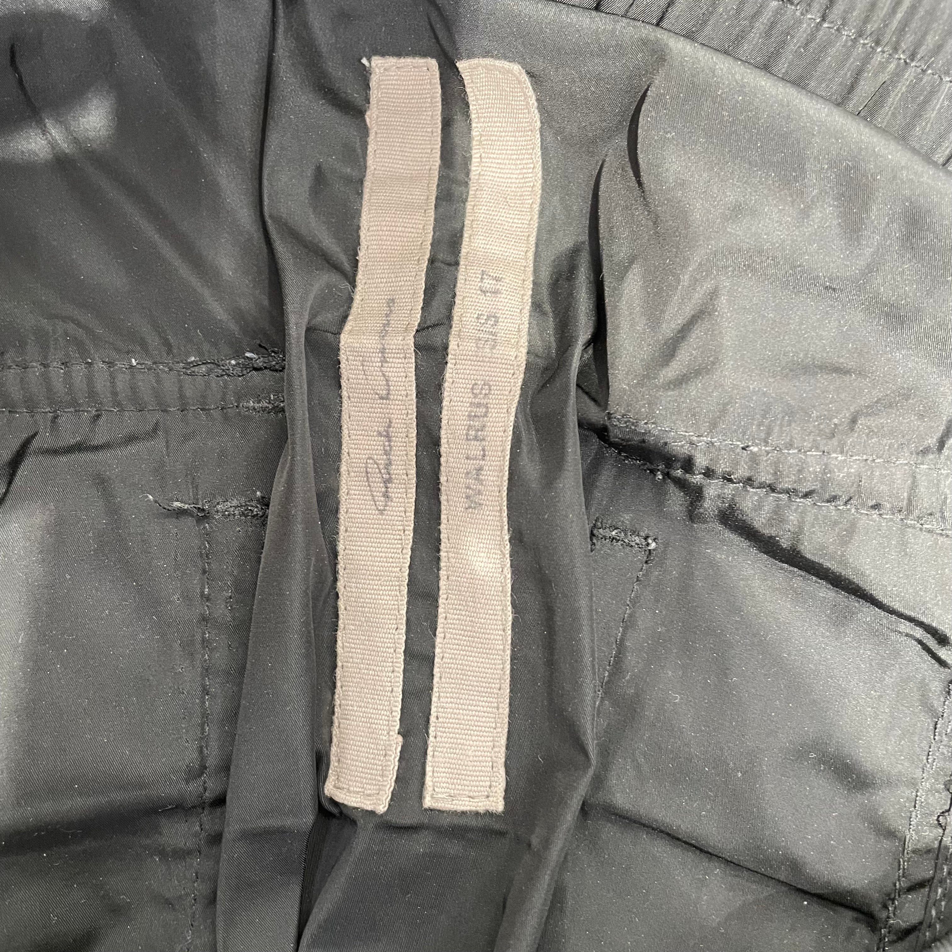 Rick Owens/Shorts/52/Polyester/BLK/DROP CROTCH view 4