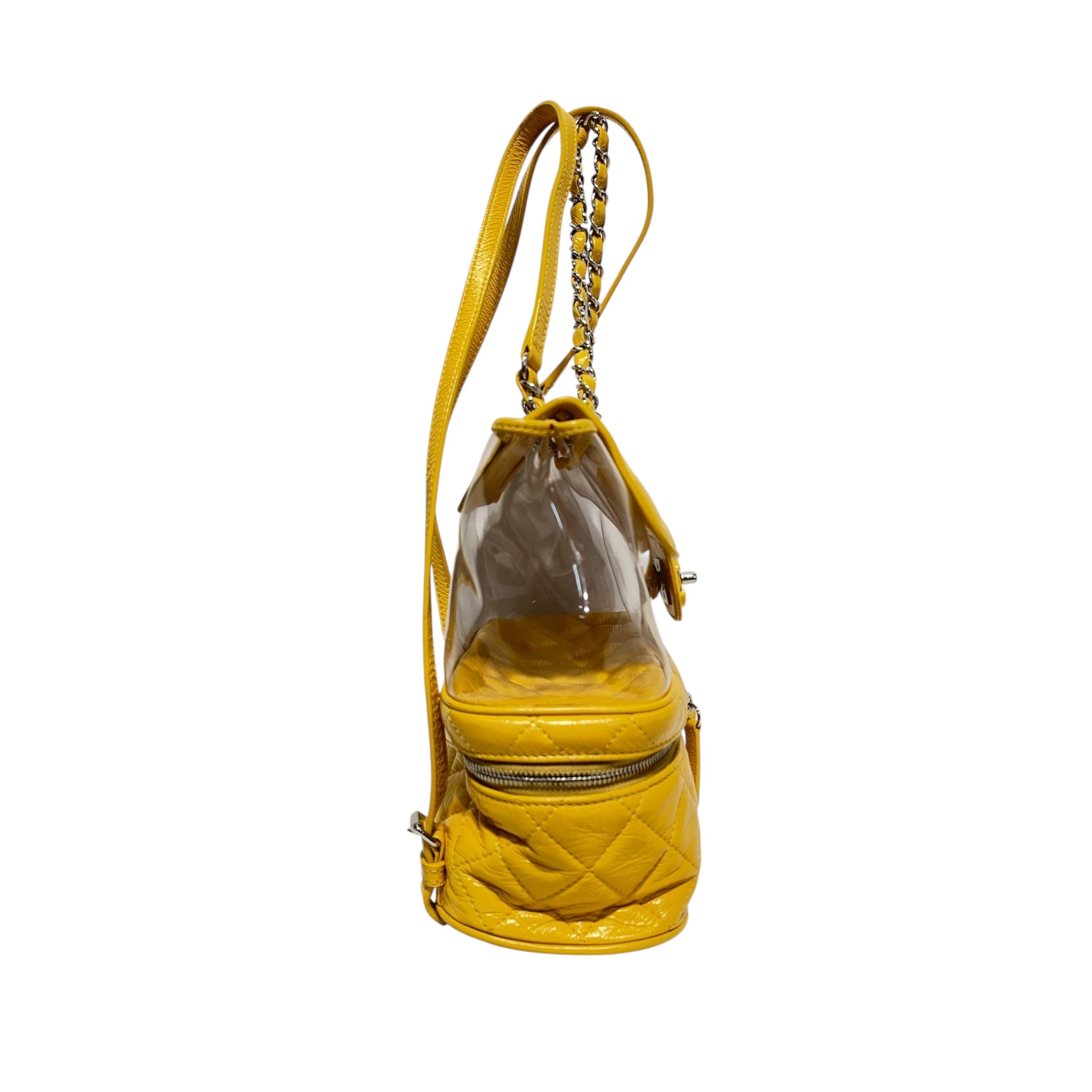 CHANEL/Backpack/Leather/YEL/ view 2