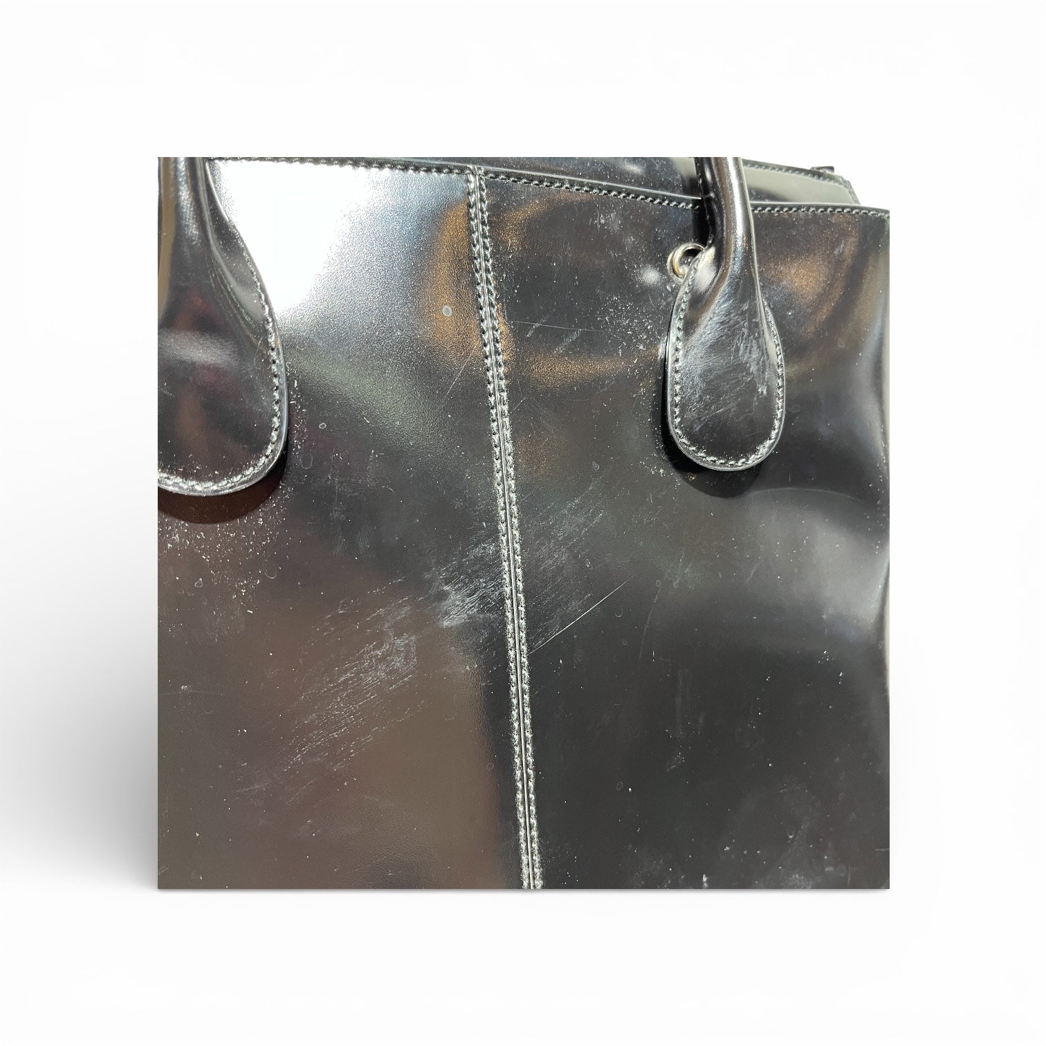 TOD'S/Tote Bag/Leather/BLK/Leather D Bag view 8
