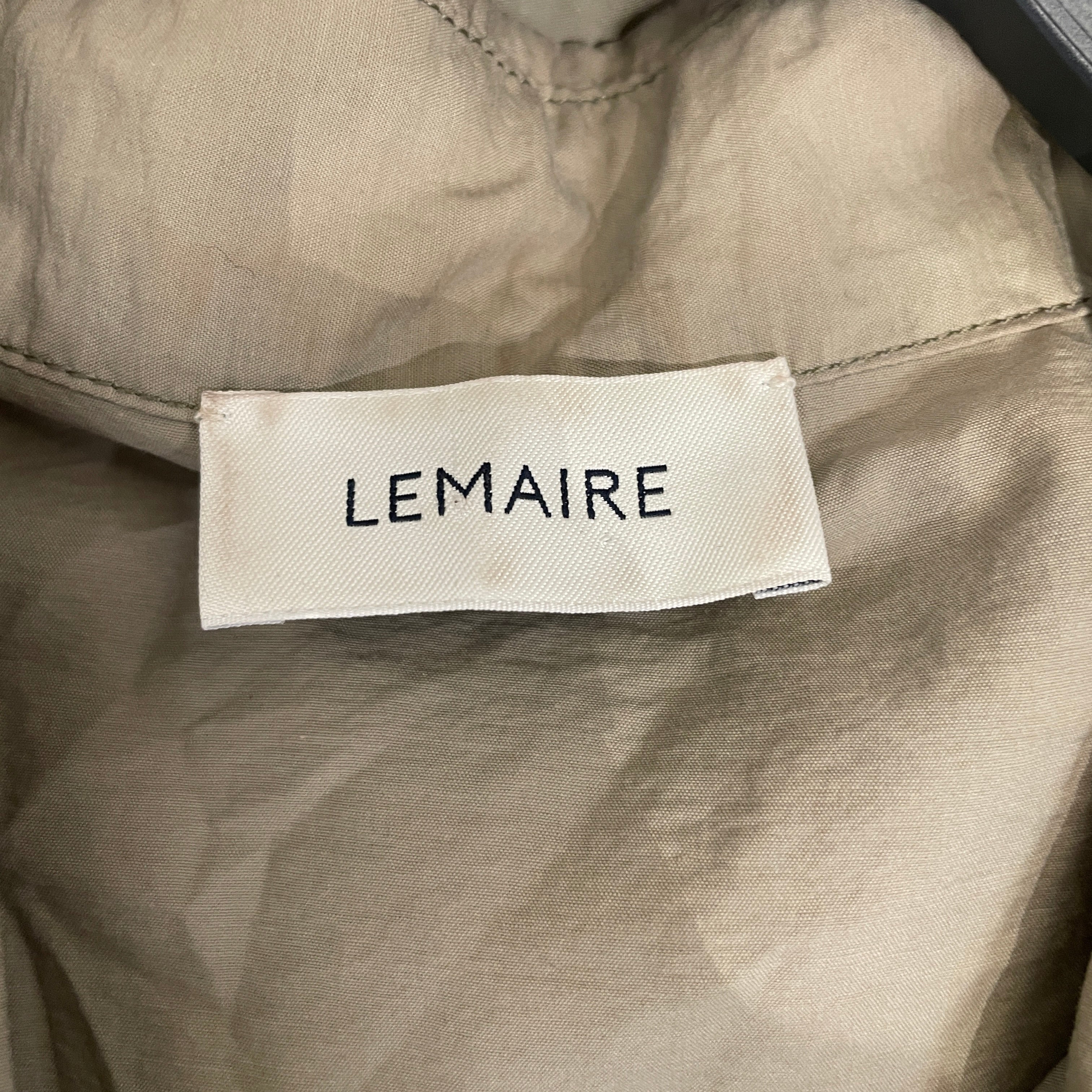 LEMAIRE/SS Shirt/52/Cotton/KHK/ view 3