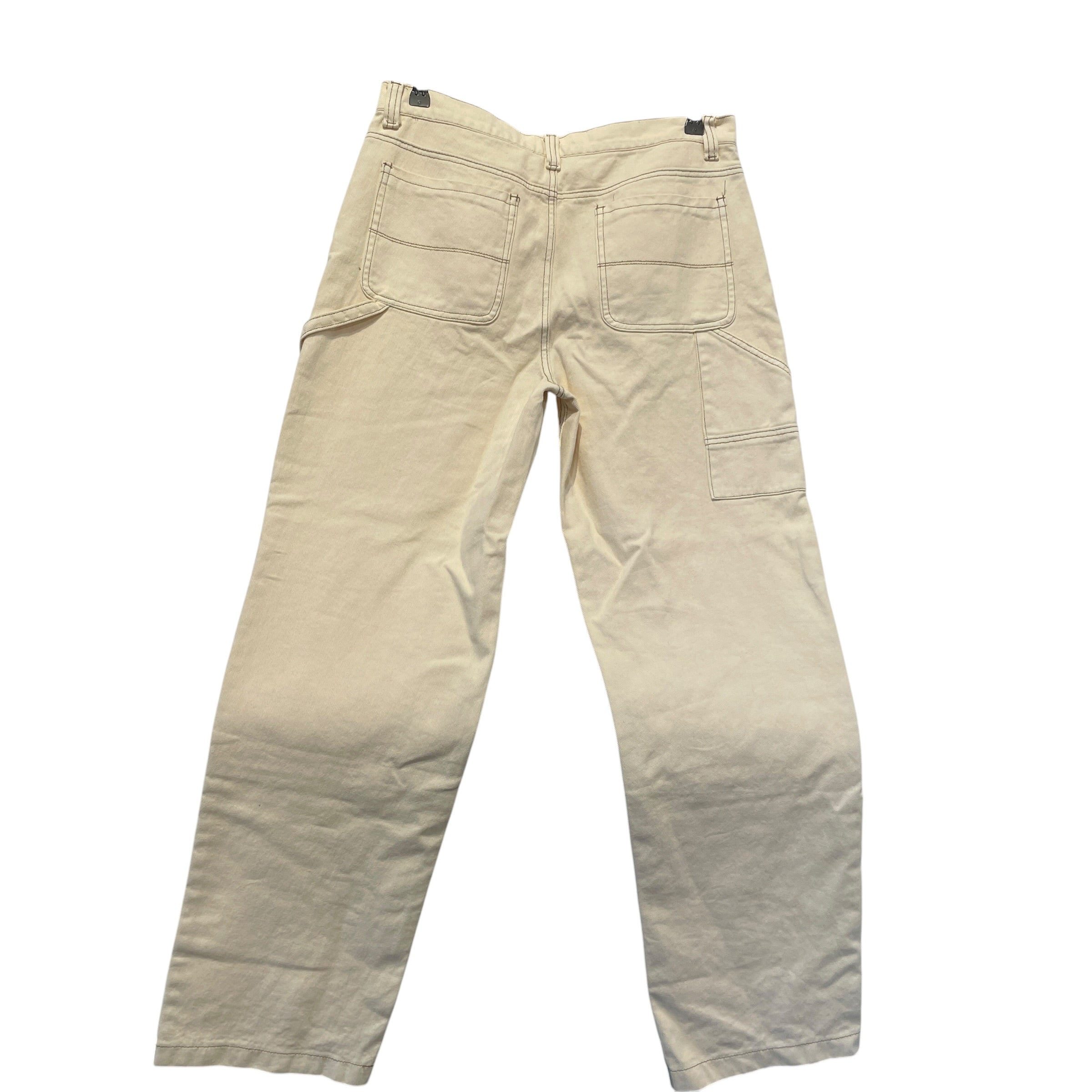 JADED LONDON/Straight Pants/34/Cotton/CRM/ view 3