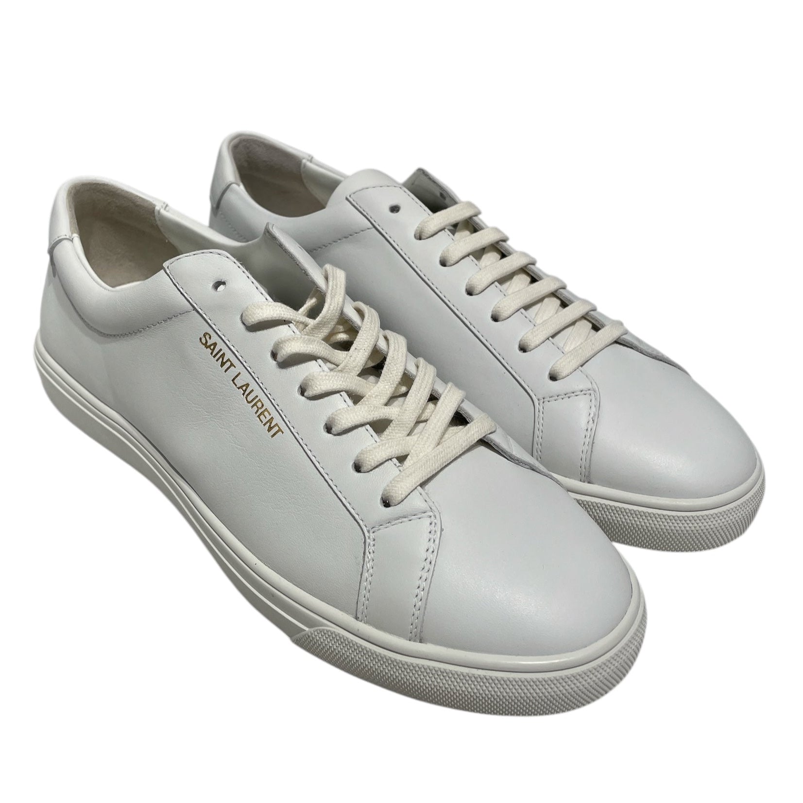 SAINT LAURENT/Low-Sneakers/EU 41/Leather/WHT/Andy Low White view 1