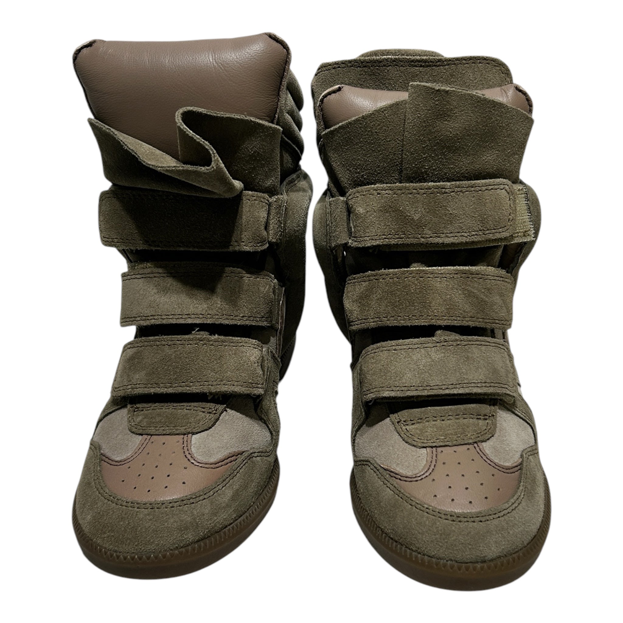 ISABEL MARANT/Hi-Sneakers/US 6/Cotton/GRN/bekett view 4