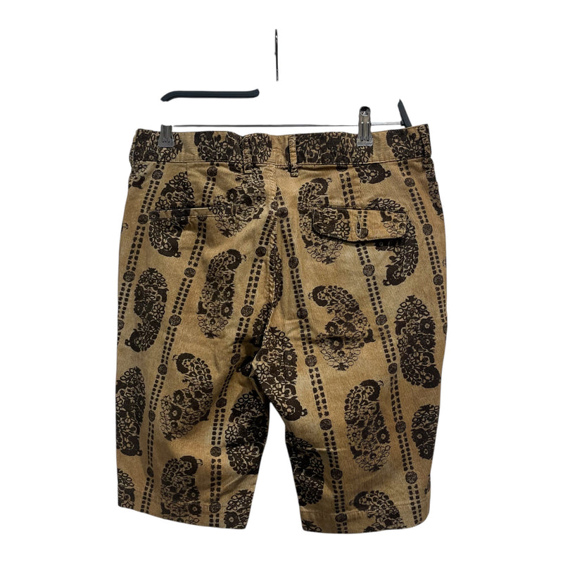 KAPITAL/Shorts/L/Corduroy/BEG/Paisley/BEIGE PAISLEY SHORTS