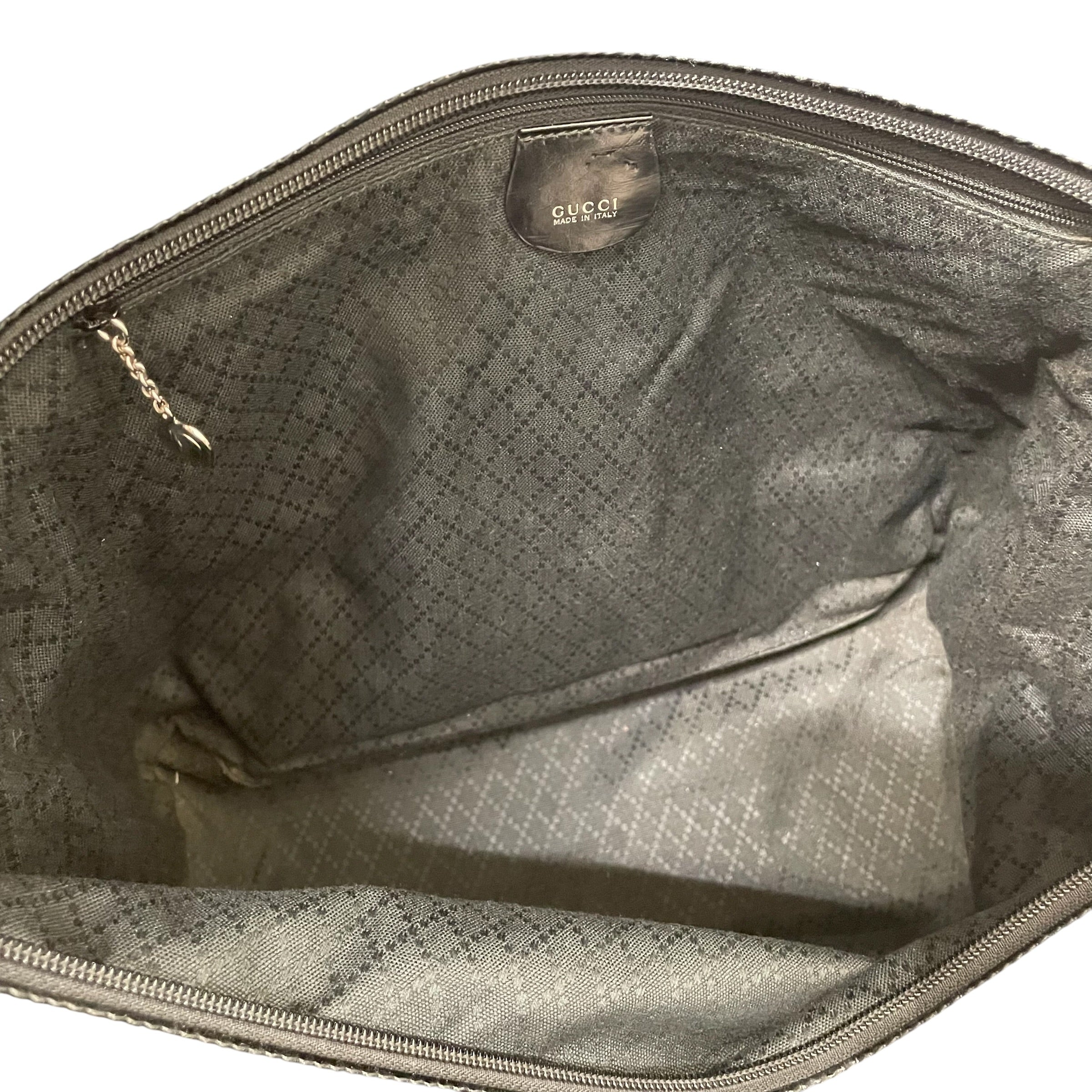 GUCCI/Tote Bag/Cotton/BLK/TOTE view 4