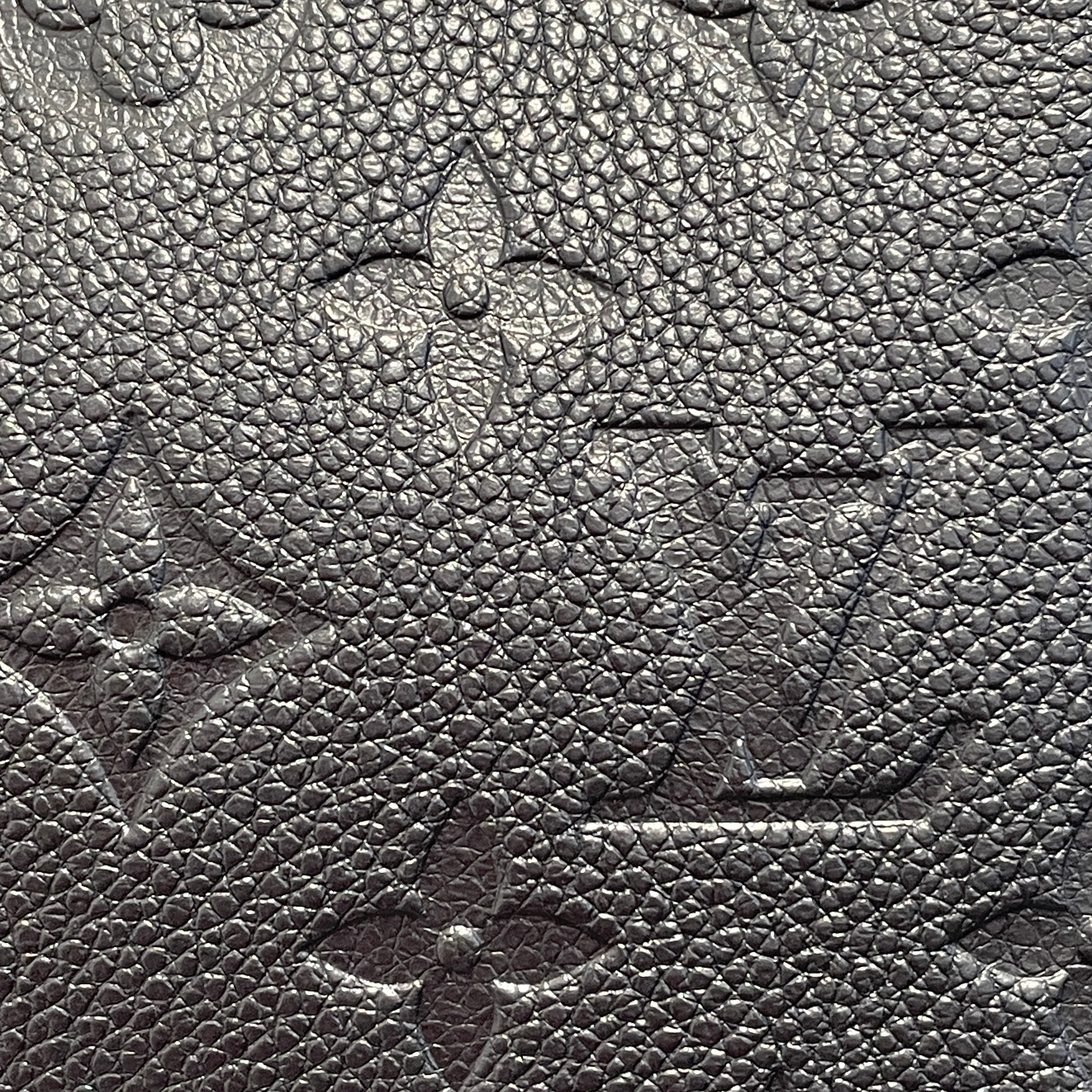 LOUIS VUITTON/Cross Body Bag/Monogram/Leather/BLK/Liv pochette mono empriente view 6