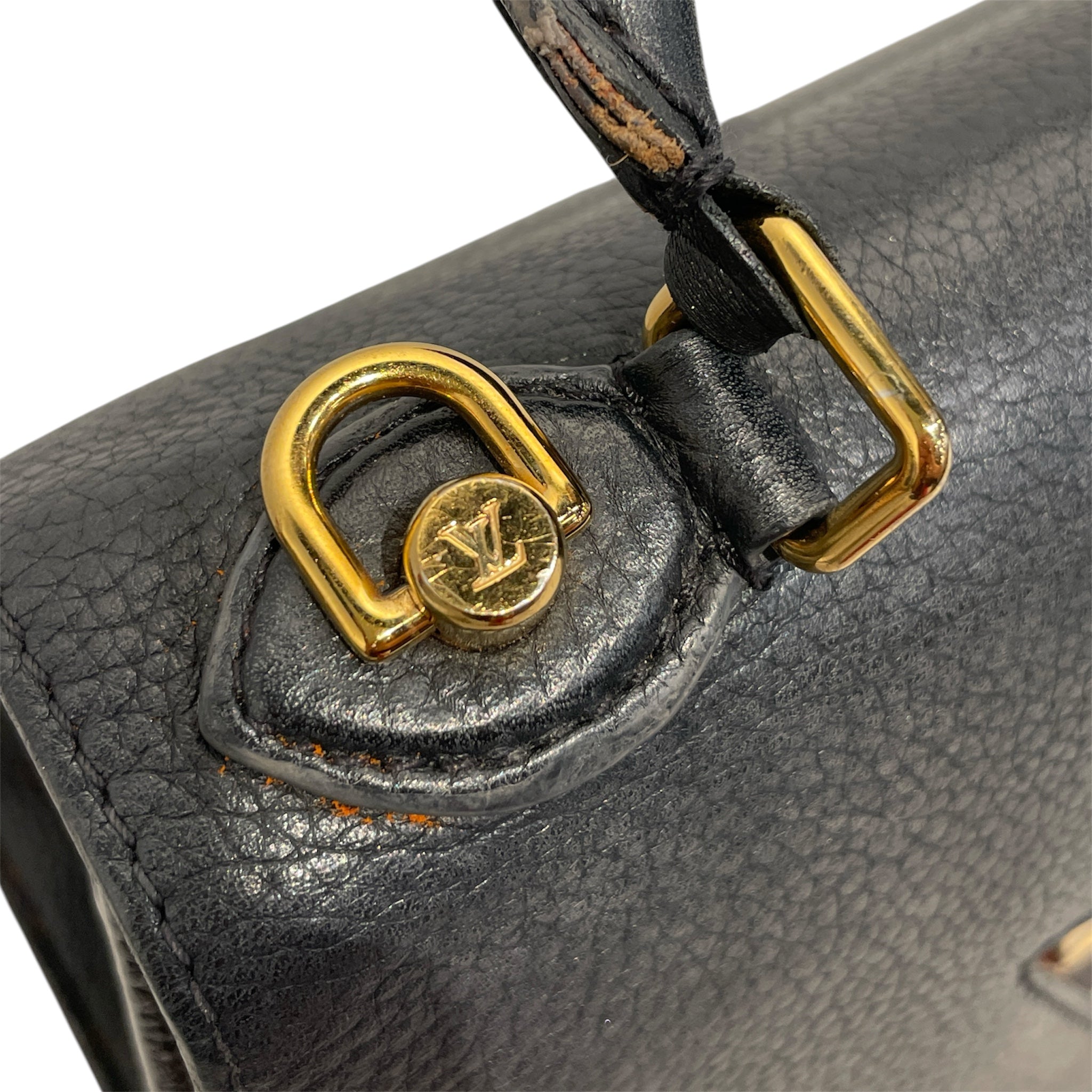LOUIS VUITTON/Hand Bag/Leather/BLK/TAURILLION TWIST view 7