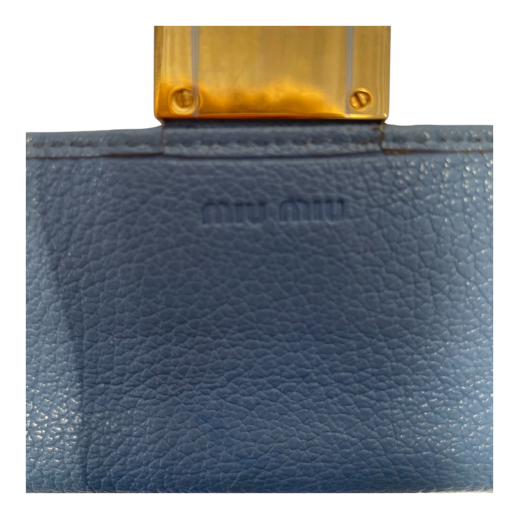 MIU MIU/Long Wallet/Leather/BLU/L's/BICOLOR LONG WALLET view 5
