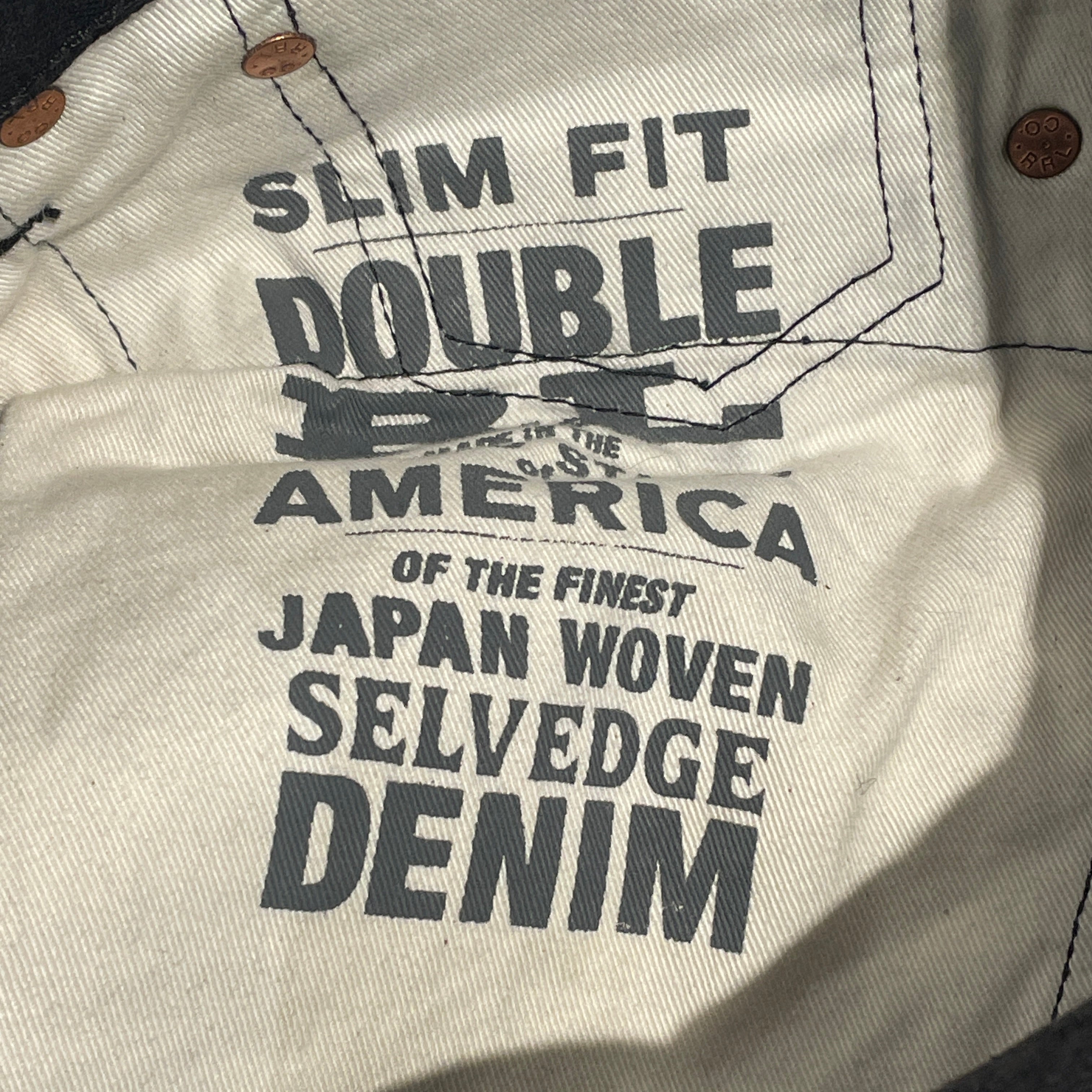 RRL/Straight Pants/29/Denim/BLK/ view 4