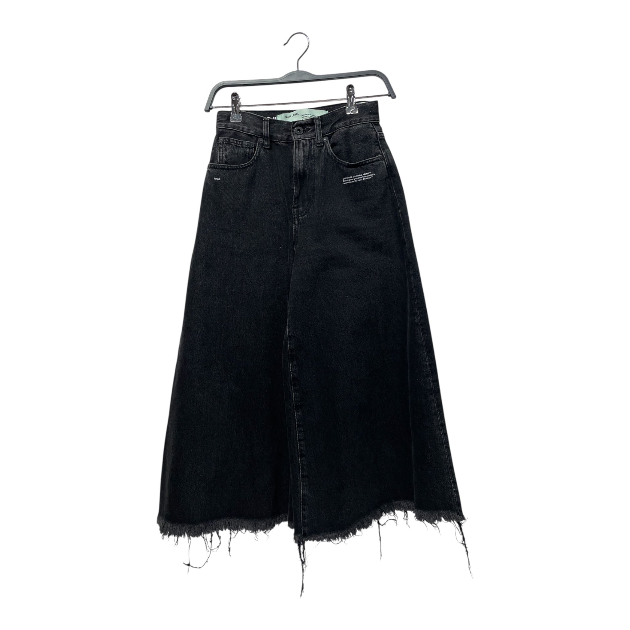 OFF-WHITE/Shorts/25/Denim/BLK/CULOTTES view 1