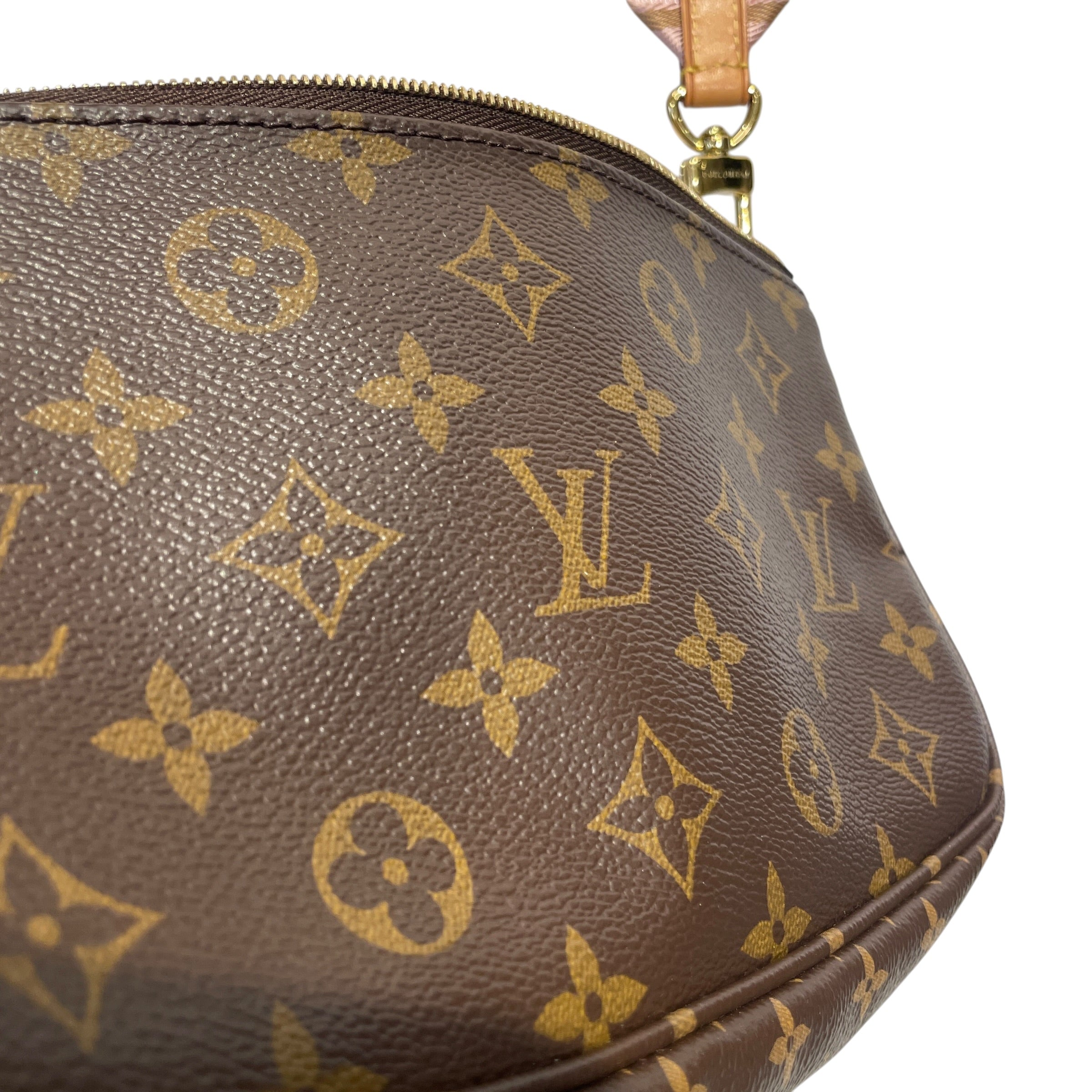 LOUIS VUITTON/Cross Body Bag/Monogram/Leather/BRW/MINI POCHETTE W/ COIN POUCH view 9