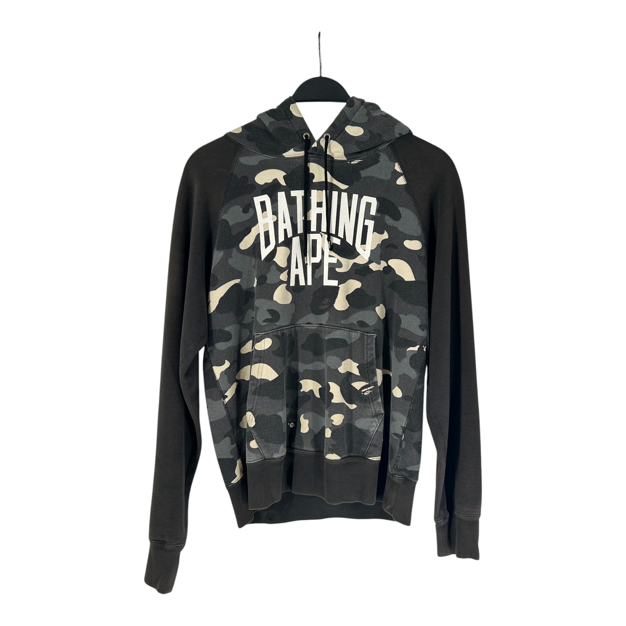 A BATHING APE/Hoodie/M/Camouflage/Cotton/GRY/GLOW IN THE DARK view 1