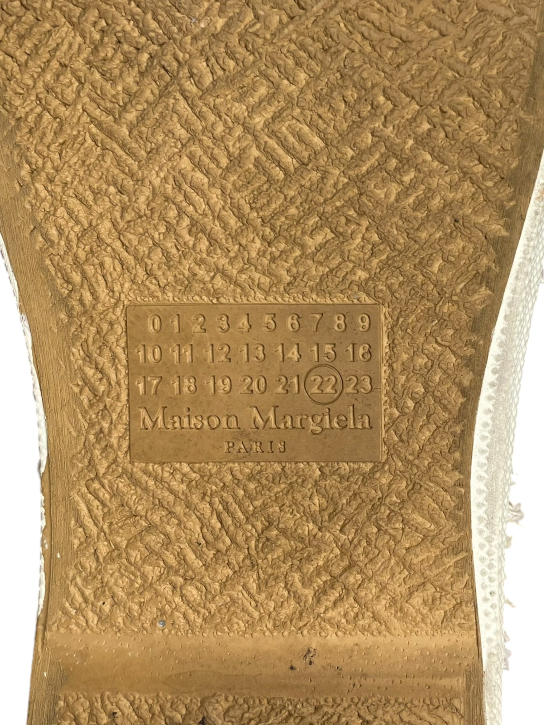 Maison Margiela/Low-Sneakers/US 11/Cotton/CRM/reconstructed lowtop view 5