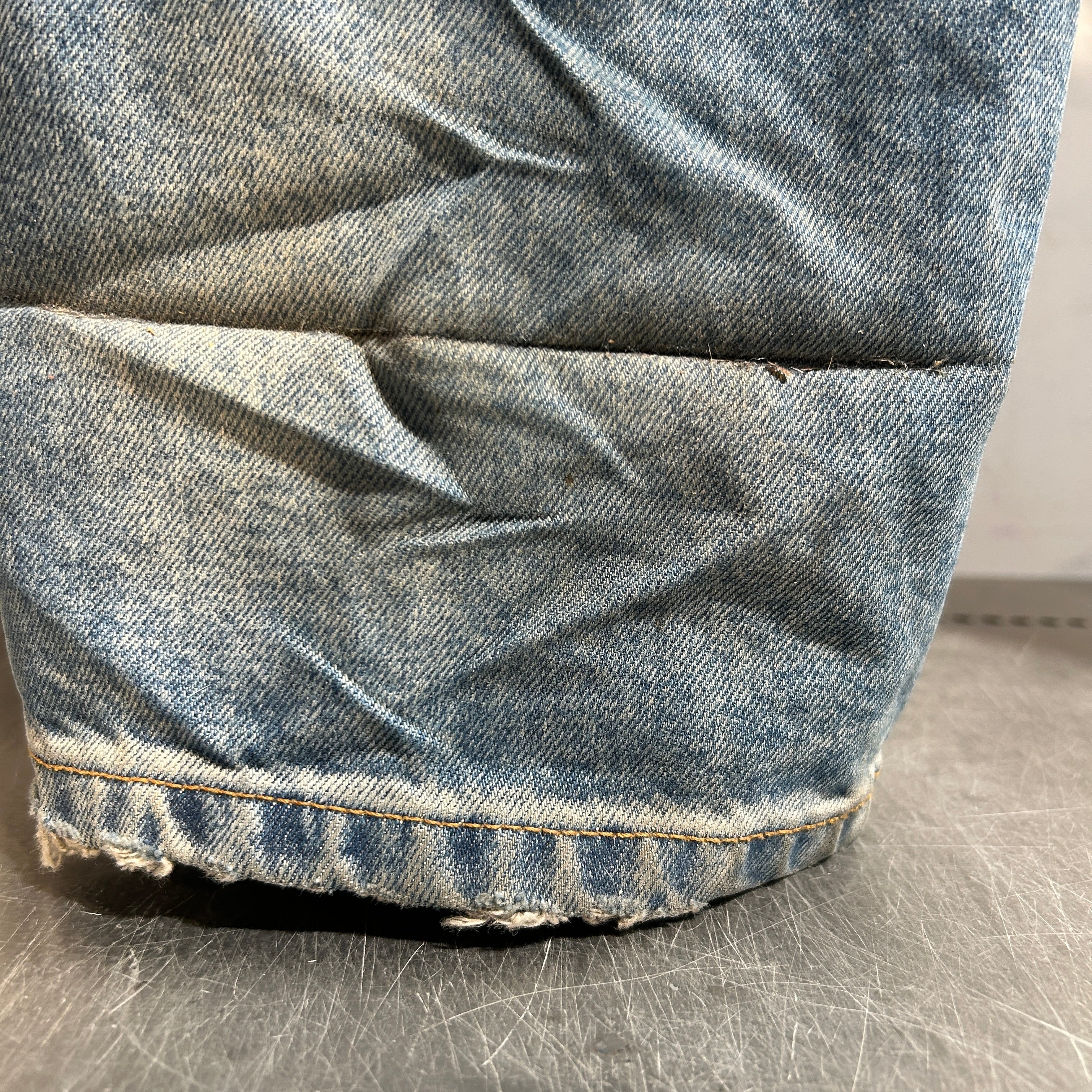 Maison Margiela/Straight Pants/26/Denim/BLU/Straight Washed Distressed view 7