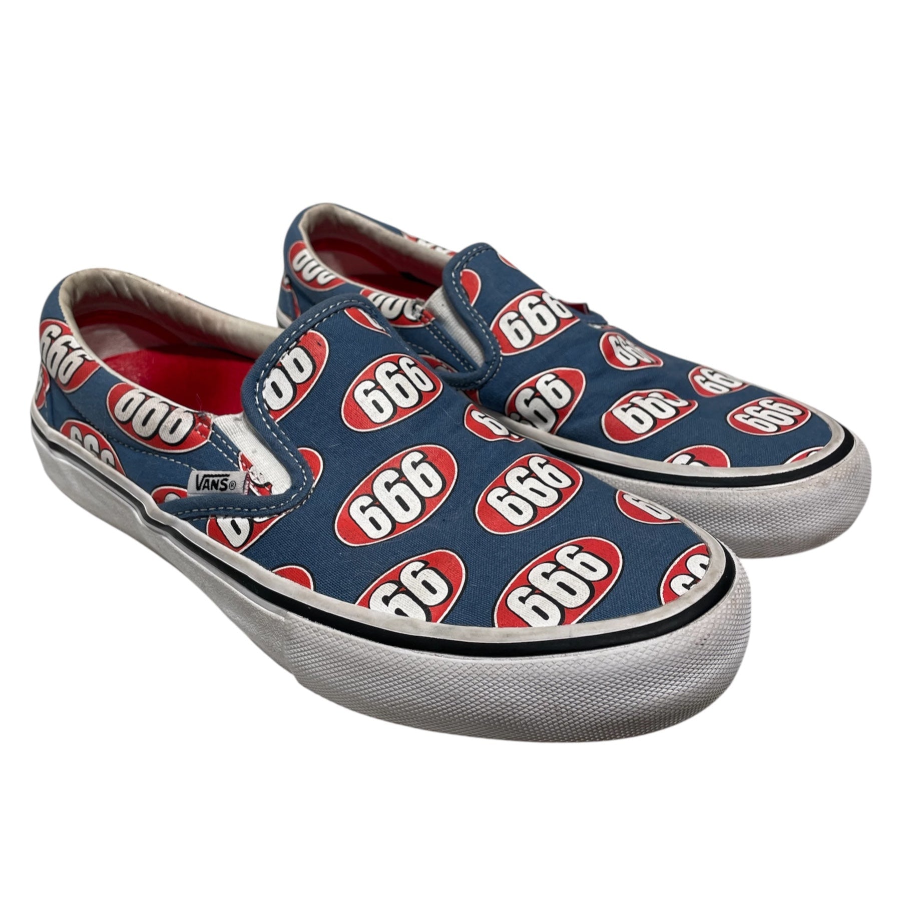 VANS/Supreme/Low-Sneakers/US 8/BLU/Supreme vans 666 slipons view 1