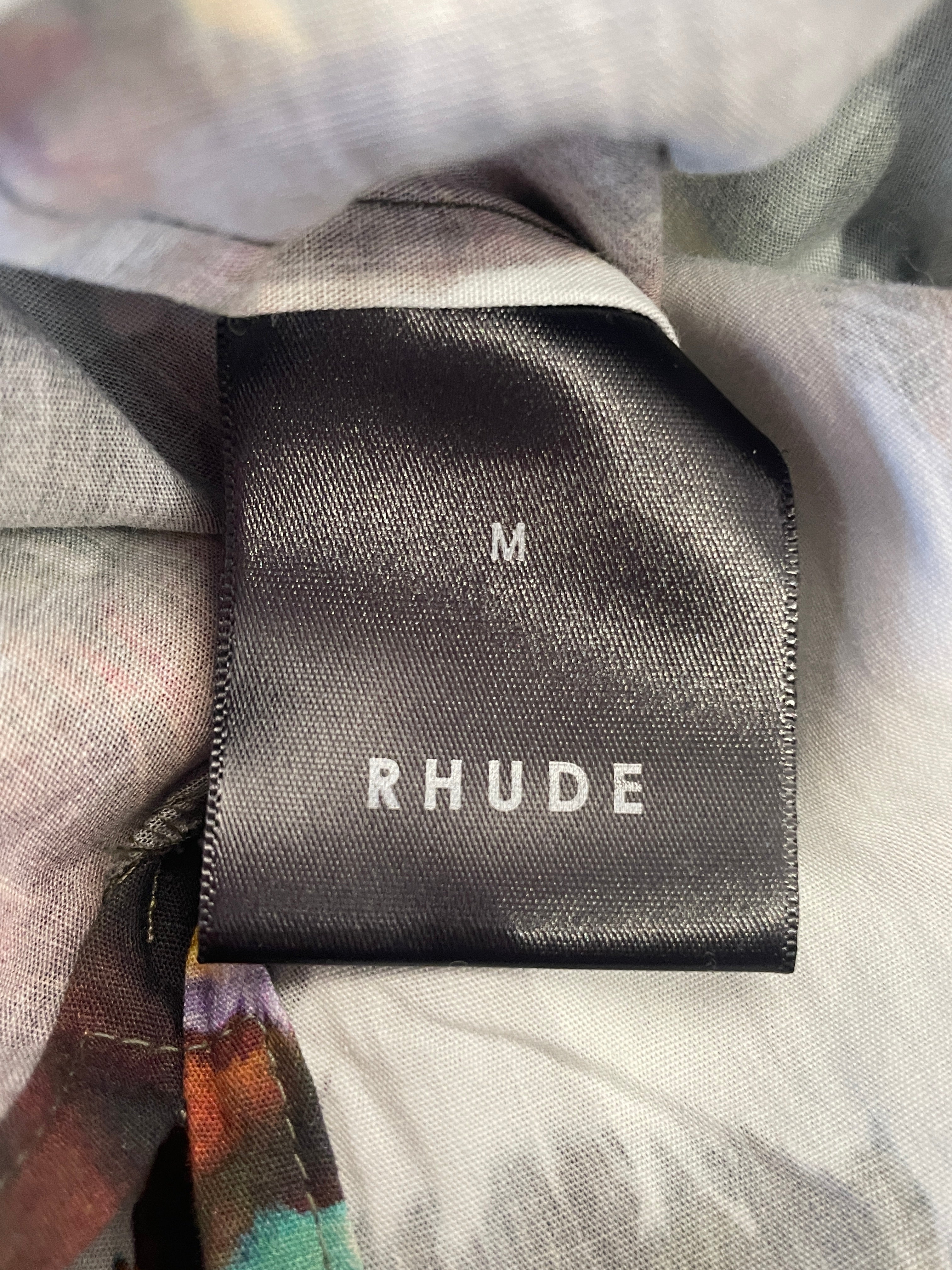 RHUDE/SS Shirt/M/Cotton/GRN/All Over Print/EAGLE view 4