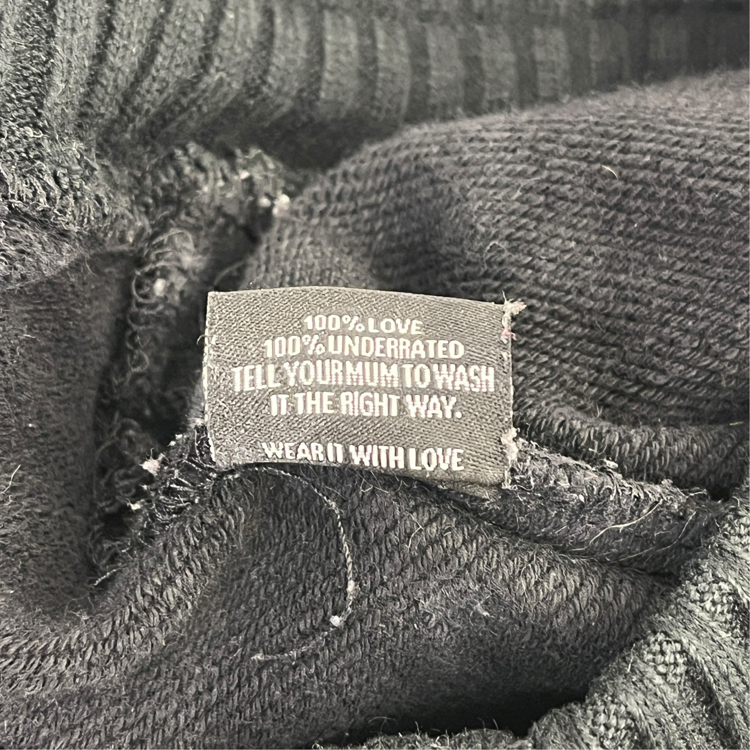 NO/FAITH STUDIOS/Pants/S/Cotton/BLK/HEAVY WAVE SWEATS view 5
