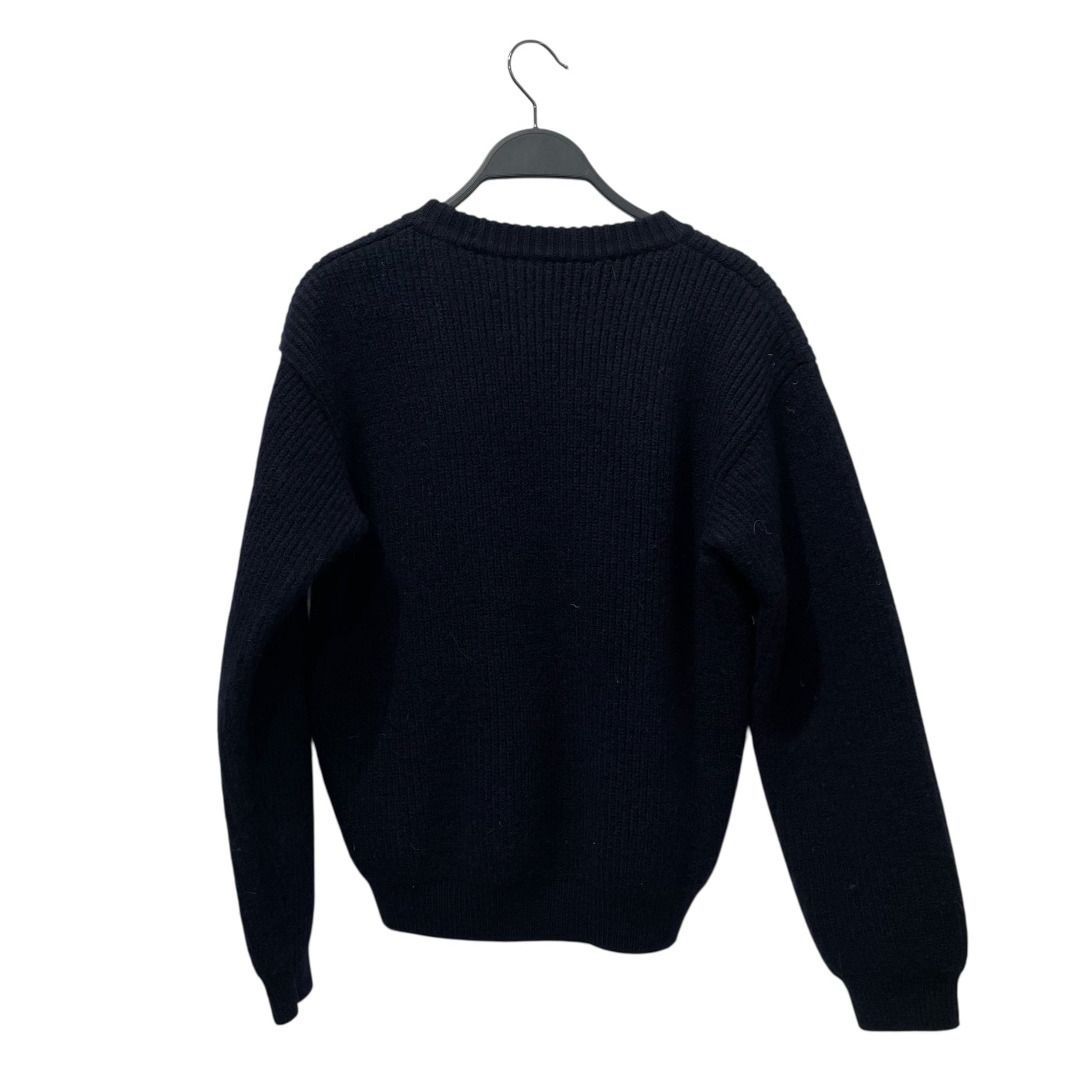 BALENCIAGA/Heavy Sweater/XL/Graphic/Wool/NVY/ view 2