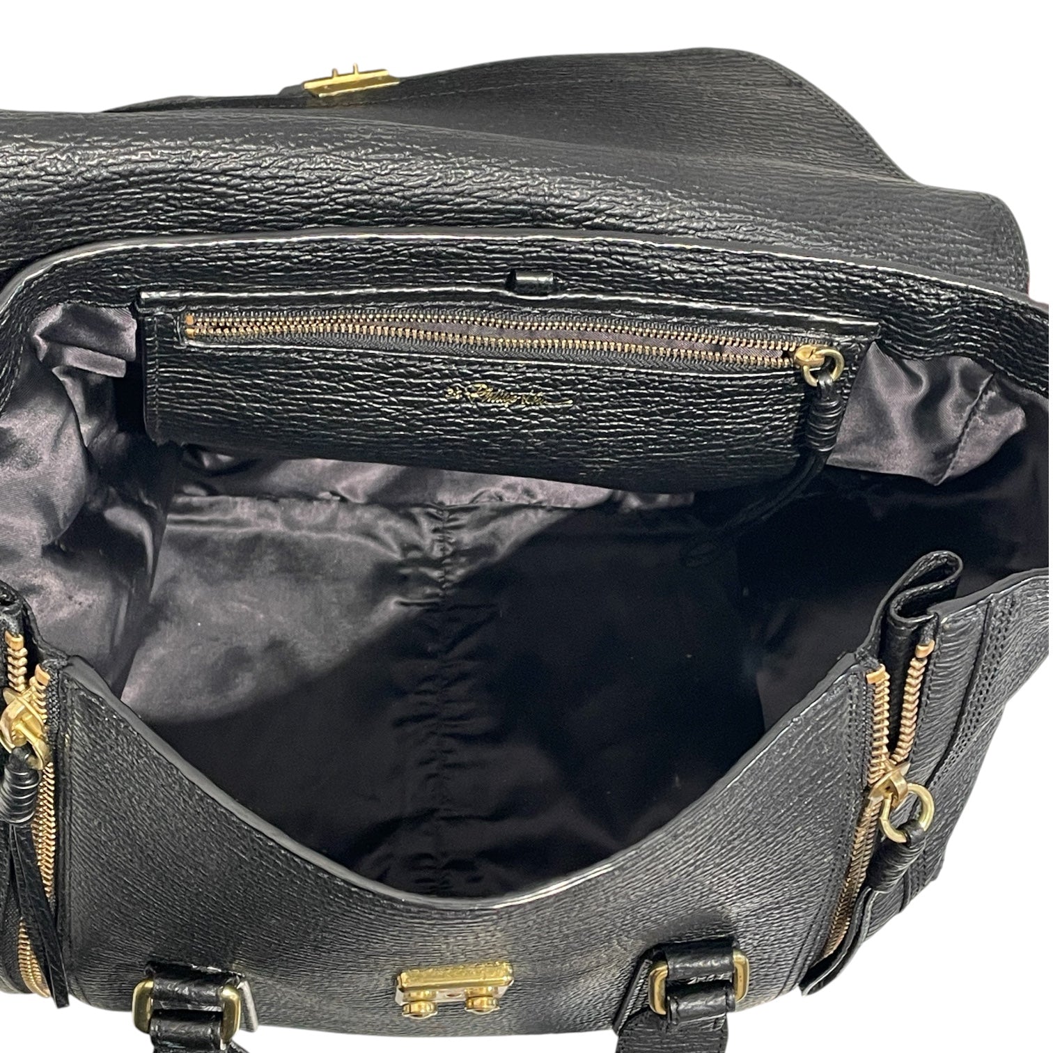 3.1 phillip lim/Clutch Bag/Leather/BLK/CALF SKIN PASHI BAG view 4