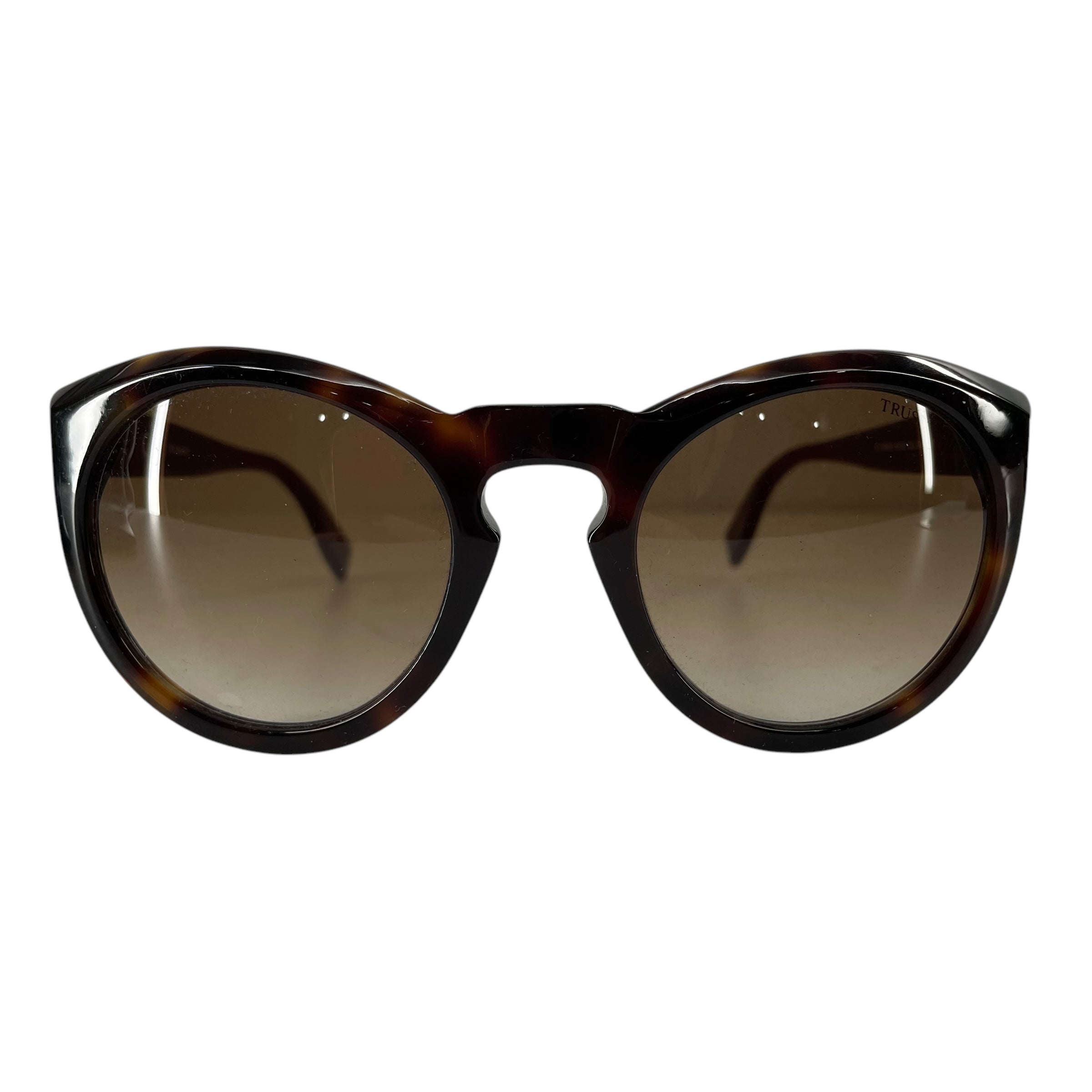 TRUSSARDI/Sunglasses/Celluloid/BRD/ROUND LENS view 1