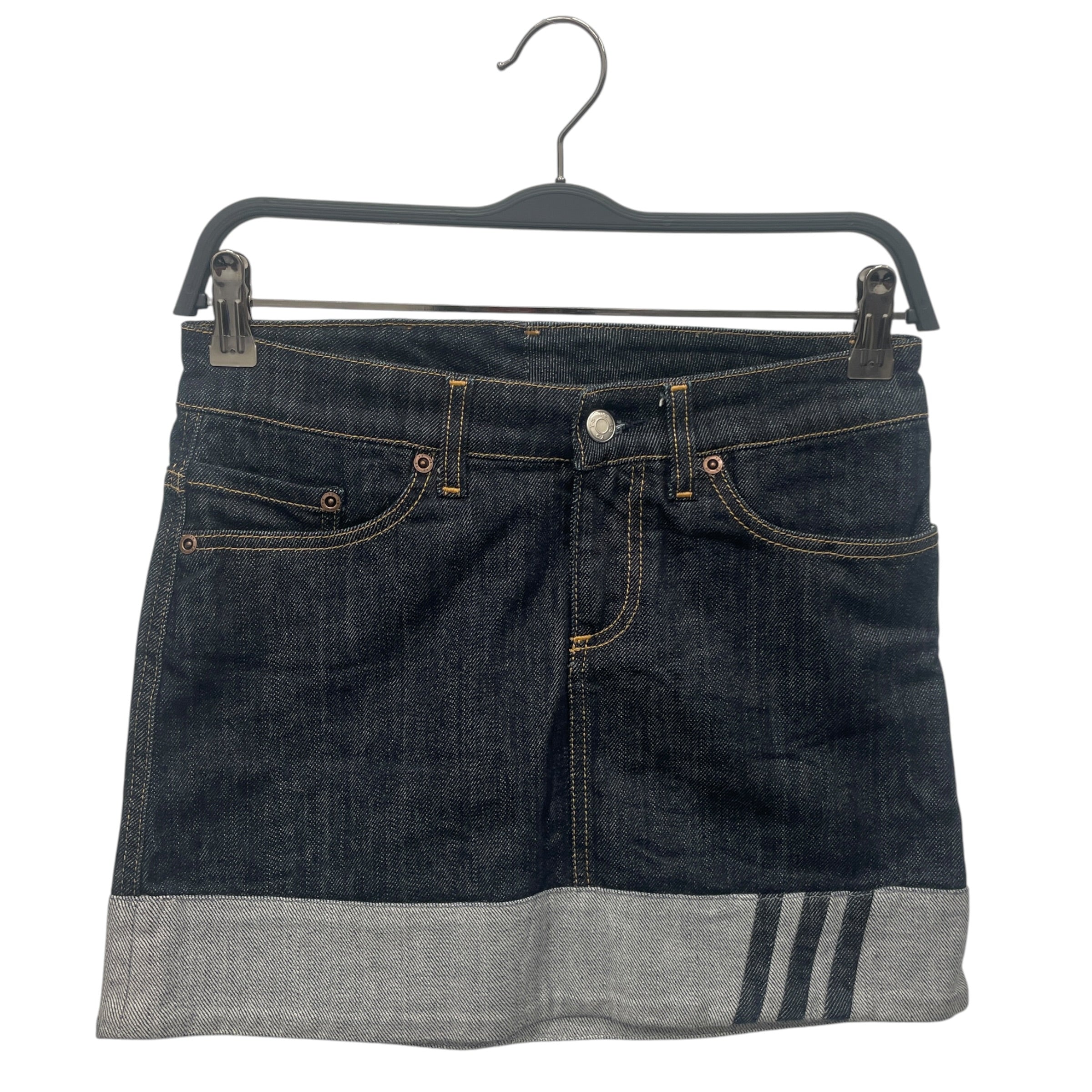 Y-3/Skirt/XS/Denim/BLU/STRIPE BOTTOM DETAIL view 1