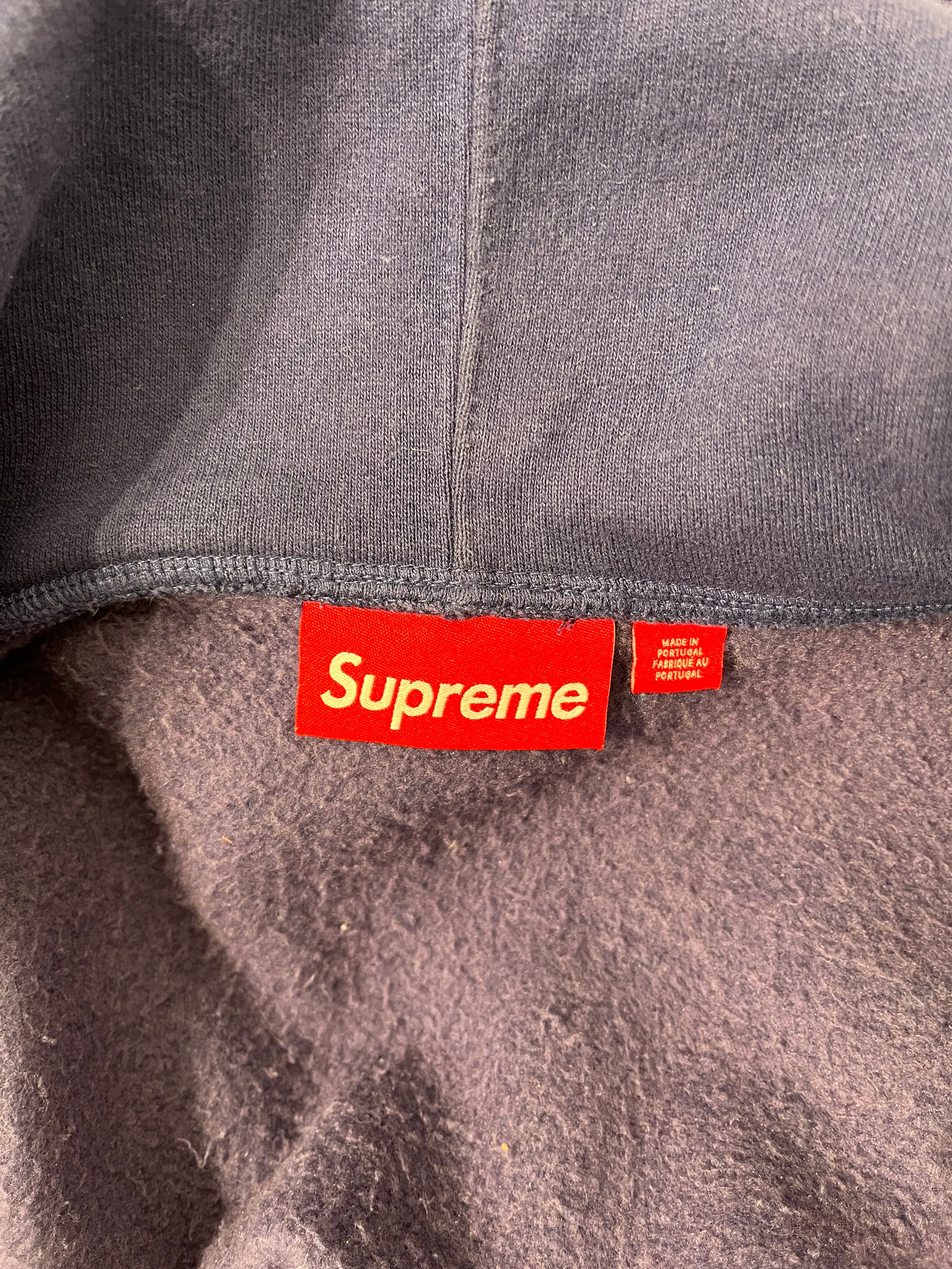 MICHAEL JACKSON/Supreme/Zip Up Hoodie/M/Cotton/NVY/COLLAB ZIP HOODIE view 3