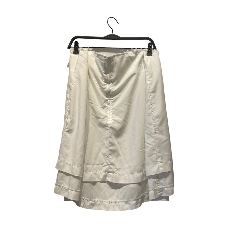 COMME des GARCONS/Skirt/L/Polyester/WHT/